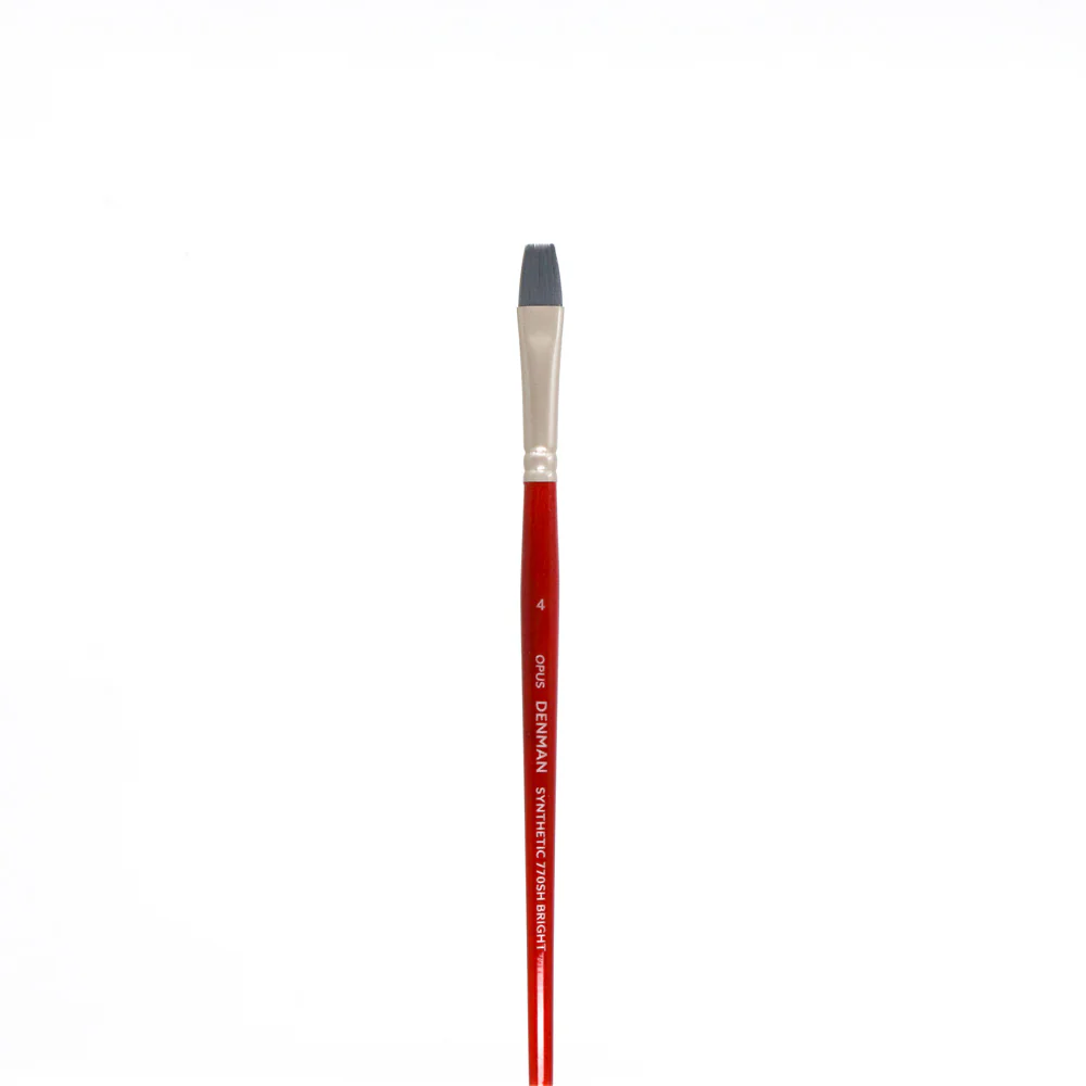 Opus Denman Acrylic Brushes Short Handle - Bright - Image 2