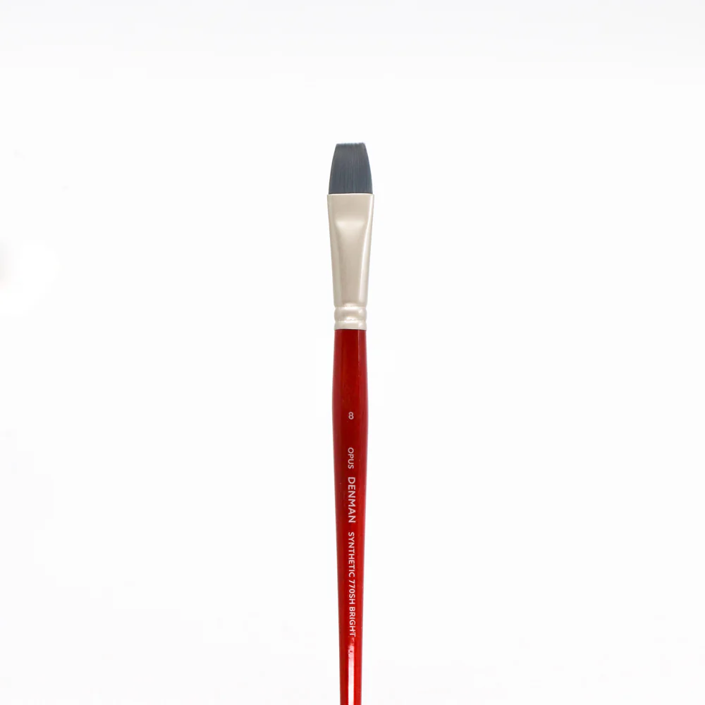 Opus Denman Acrylic Brushes Short Handle - Bright - Image 4