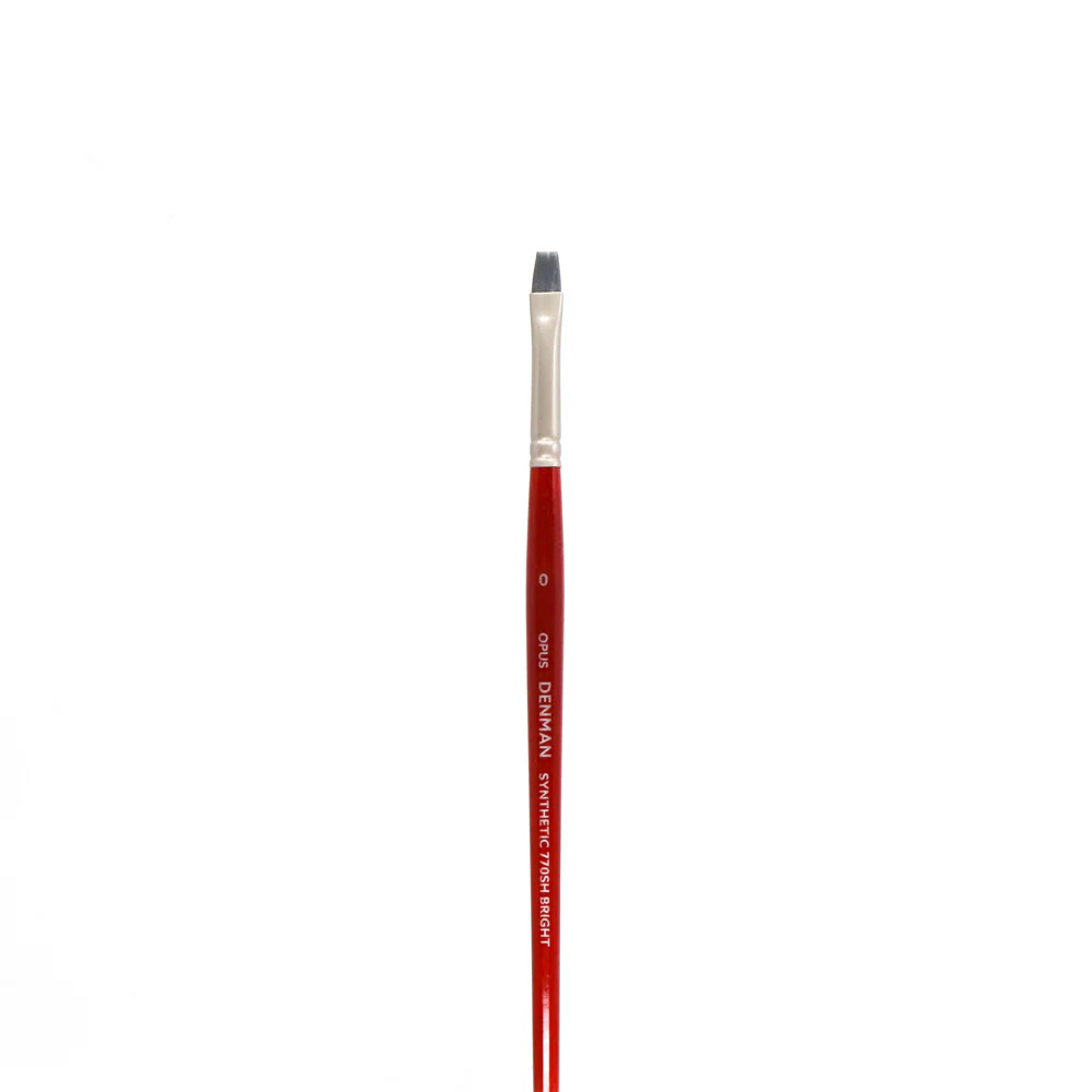 Opus Denman Acrylic Brushes Short Handle - Bright - Image 5