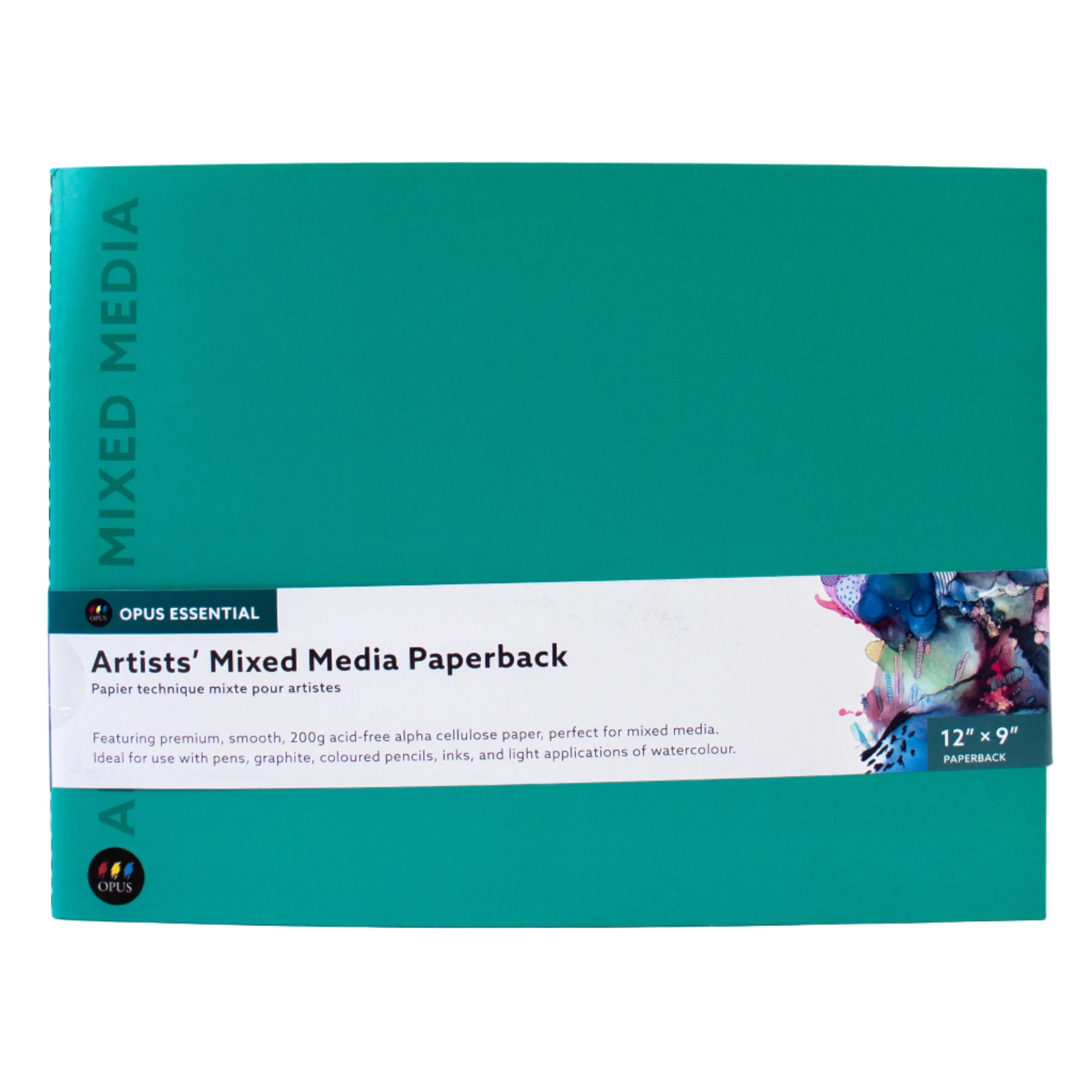 Opus Essential Artists' Mixed Media Paperback Book (Landscape) - Image 3