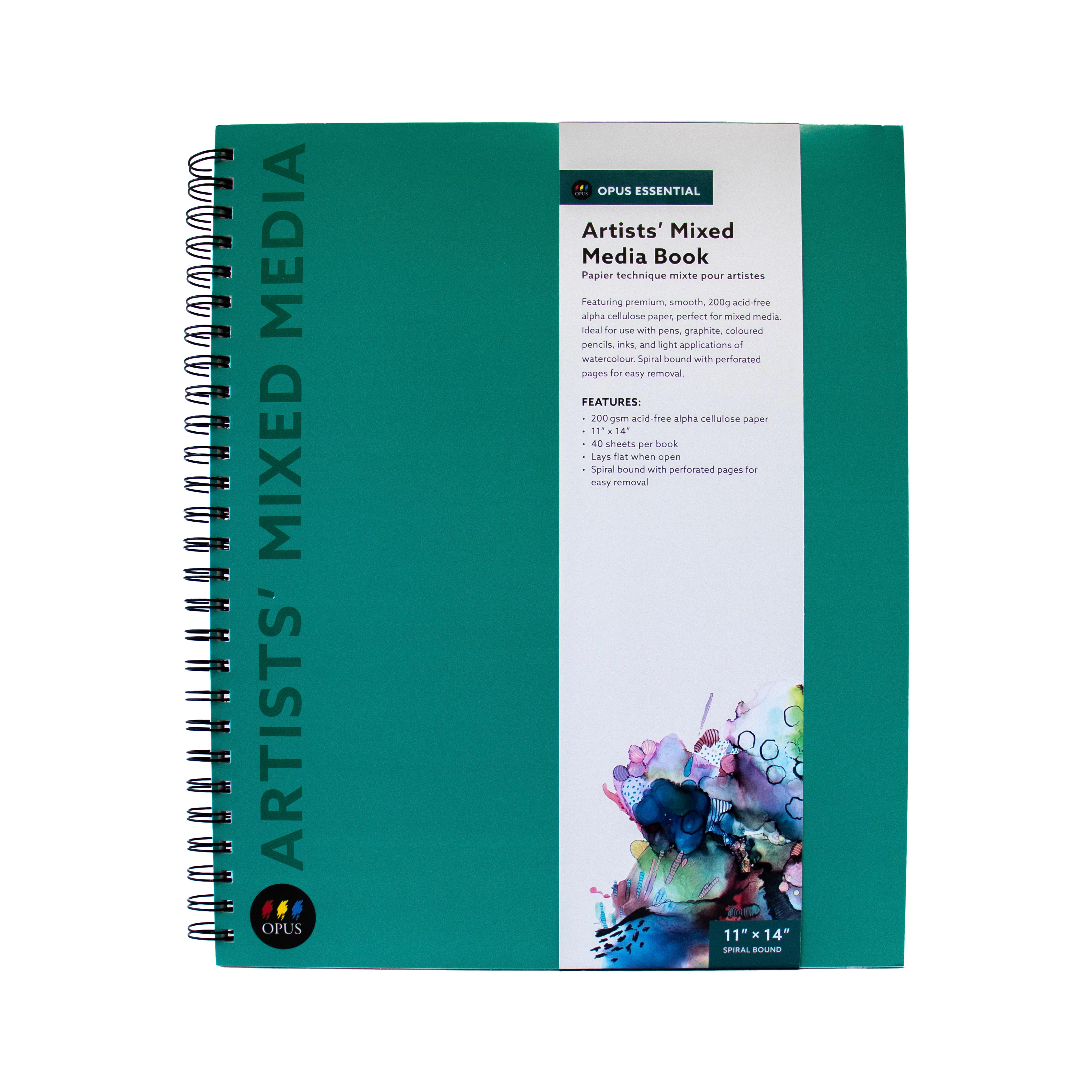 Opus Essential Artists' Mixed Media Wirebound Books - Image 10