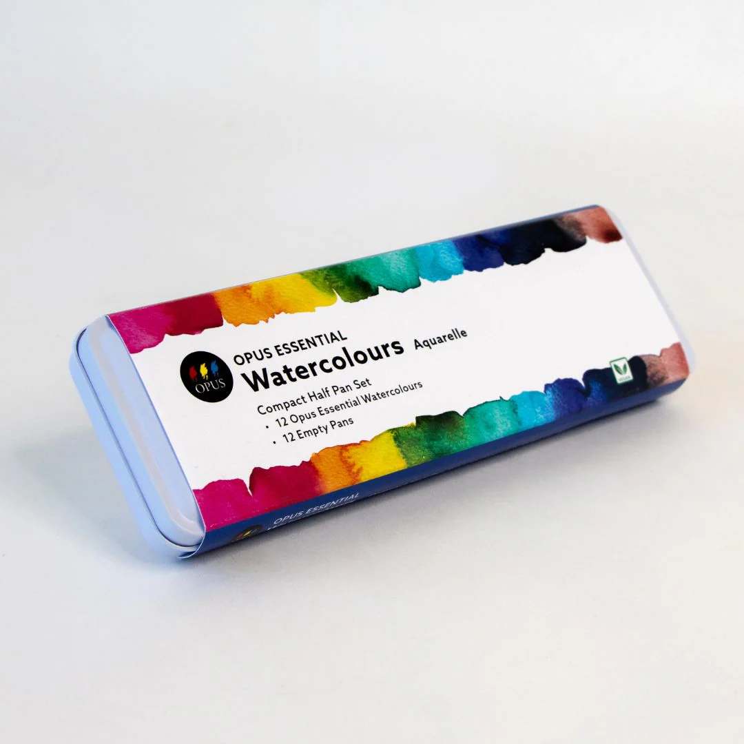 Opus Essential Watercolours Compact Tin Set of 12 - Image 2