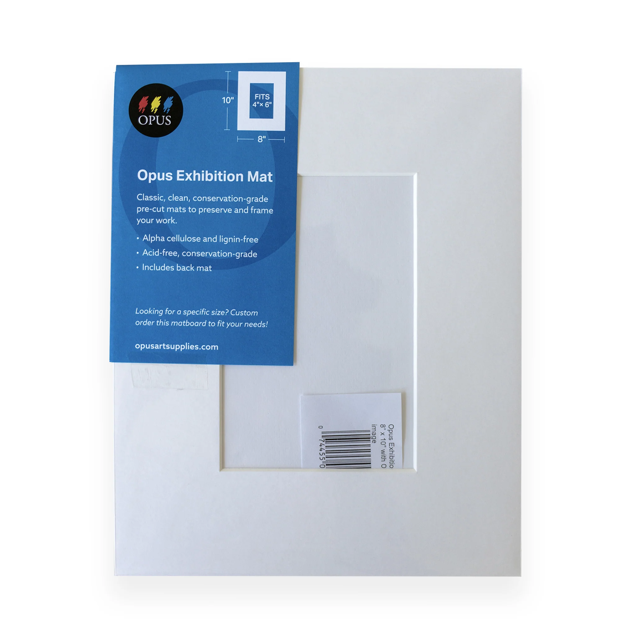 Opus Exhibition Conservation Mat - 8 x 10" Exterior - Image 4