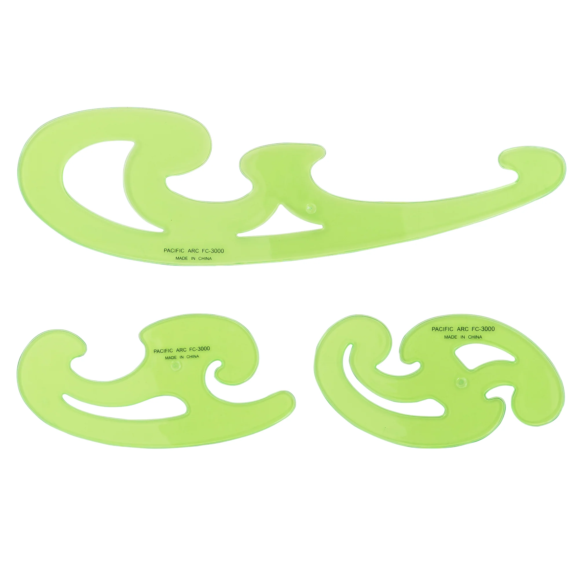 Pacific Arc French Curve Set of 3