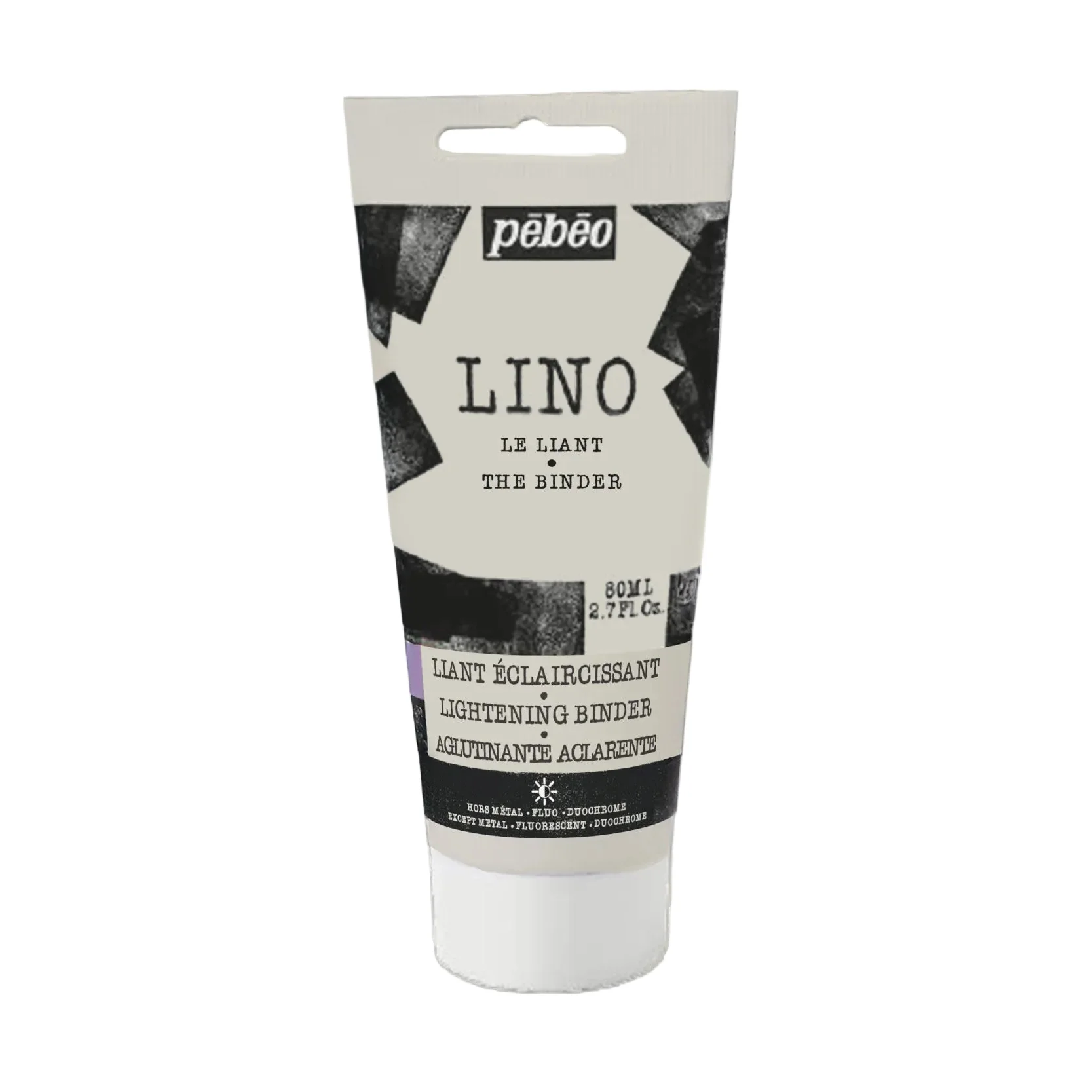 Pebeo Lino Ink 80ml - Lightening Binder