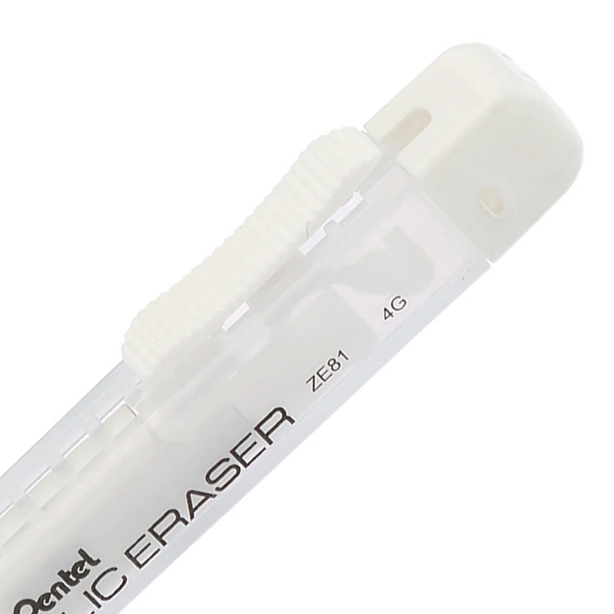 Pentel CLIC ERASER Retractable Eraser - White Barrel - Image 3
