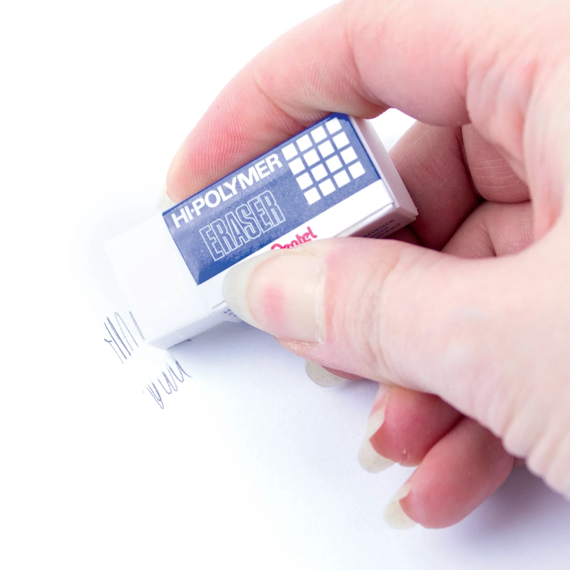 Pentel Hi-Polymer Block Eraser - Small, White - Image 3