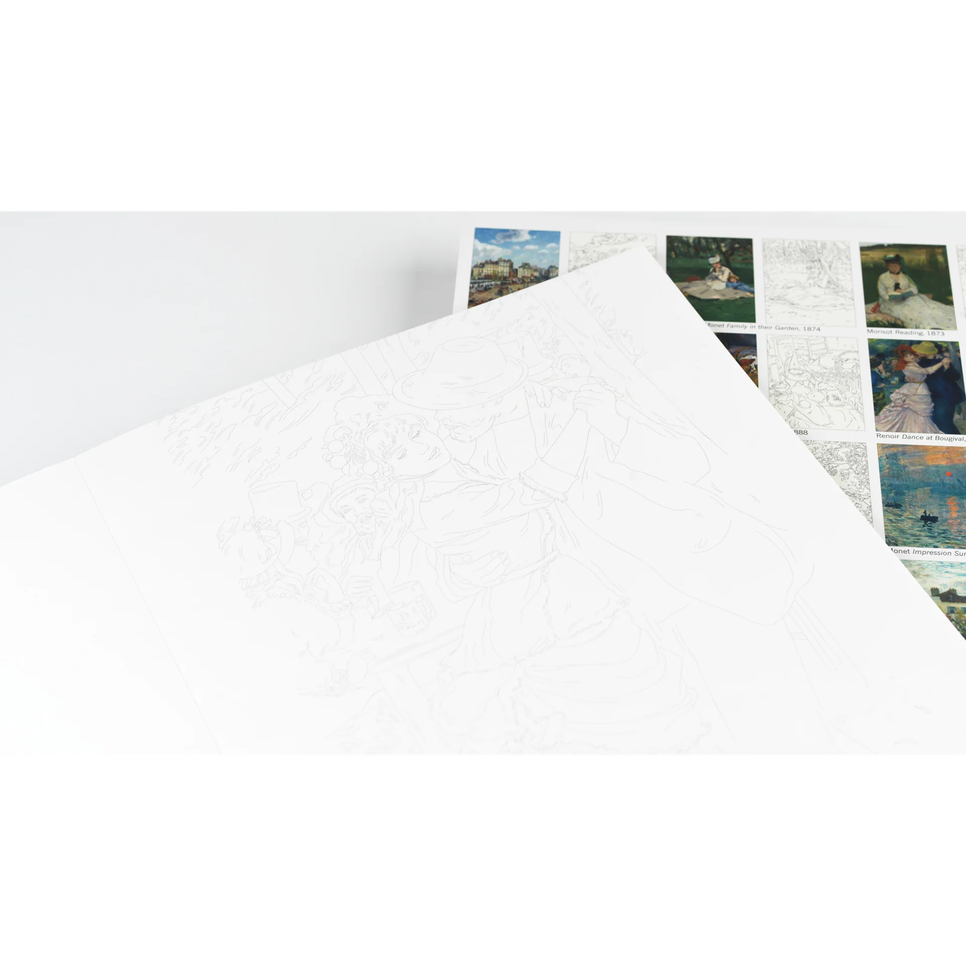 Pepin Press Artists' Colouring Book - Impressionism - Image 4