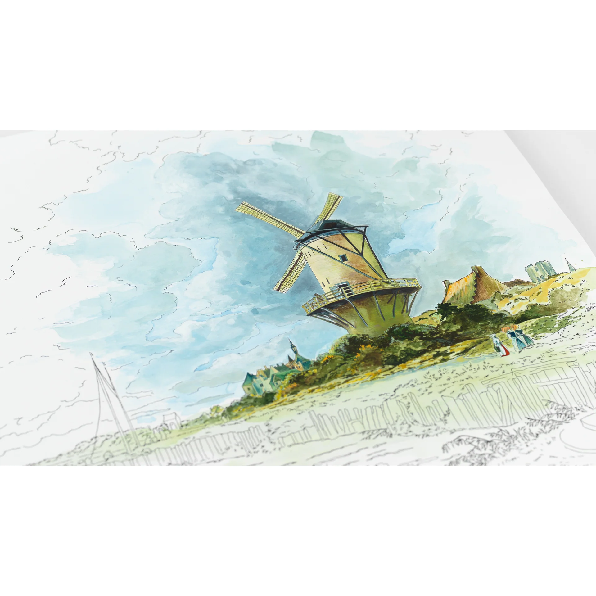 Pepin Press Artists' Colouring Book - Landscape - Image 7