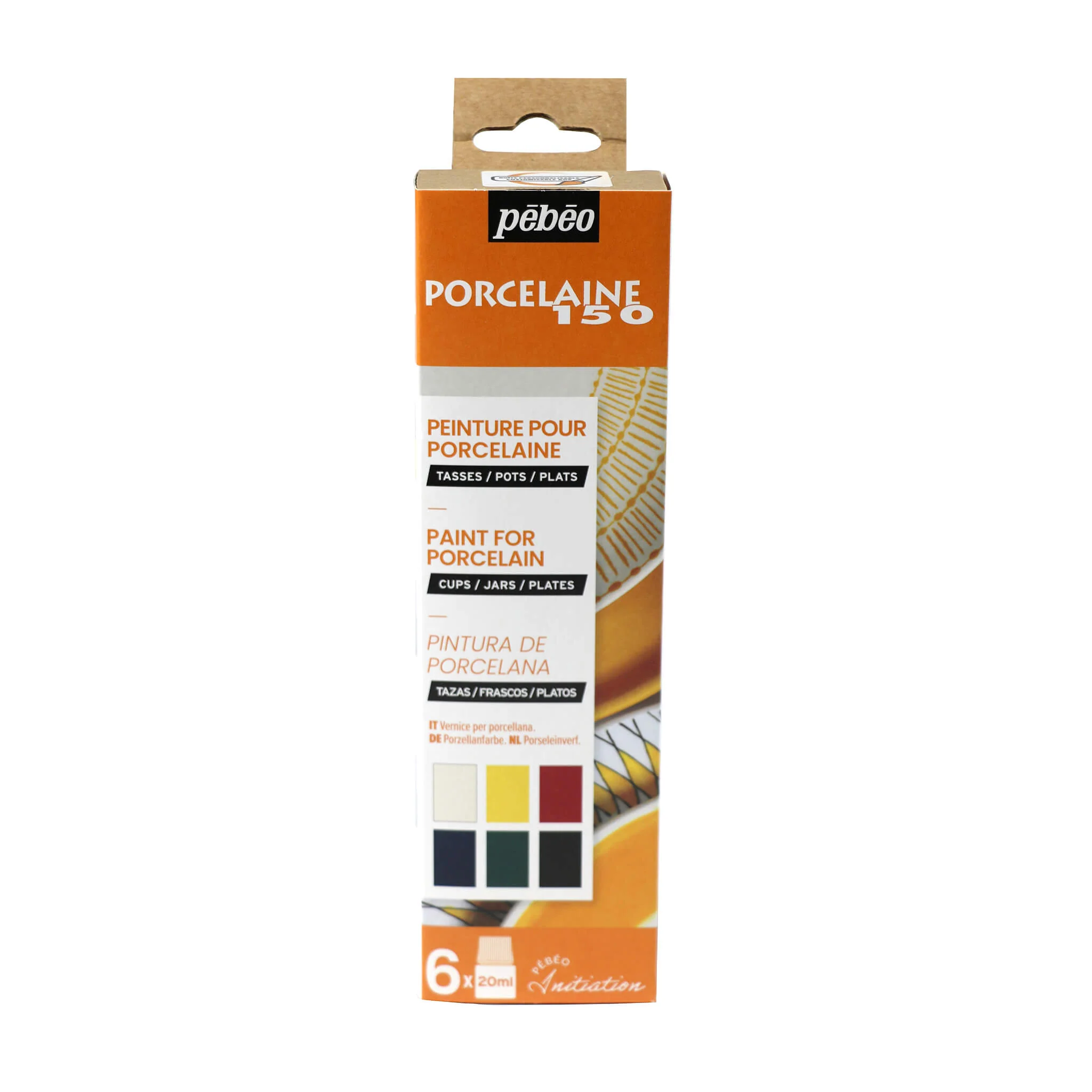 Pebeo Porcelaine 150 Brilliant Set of 6 - Image 2