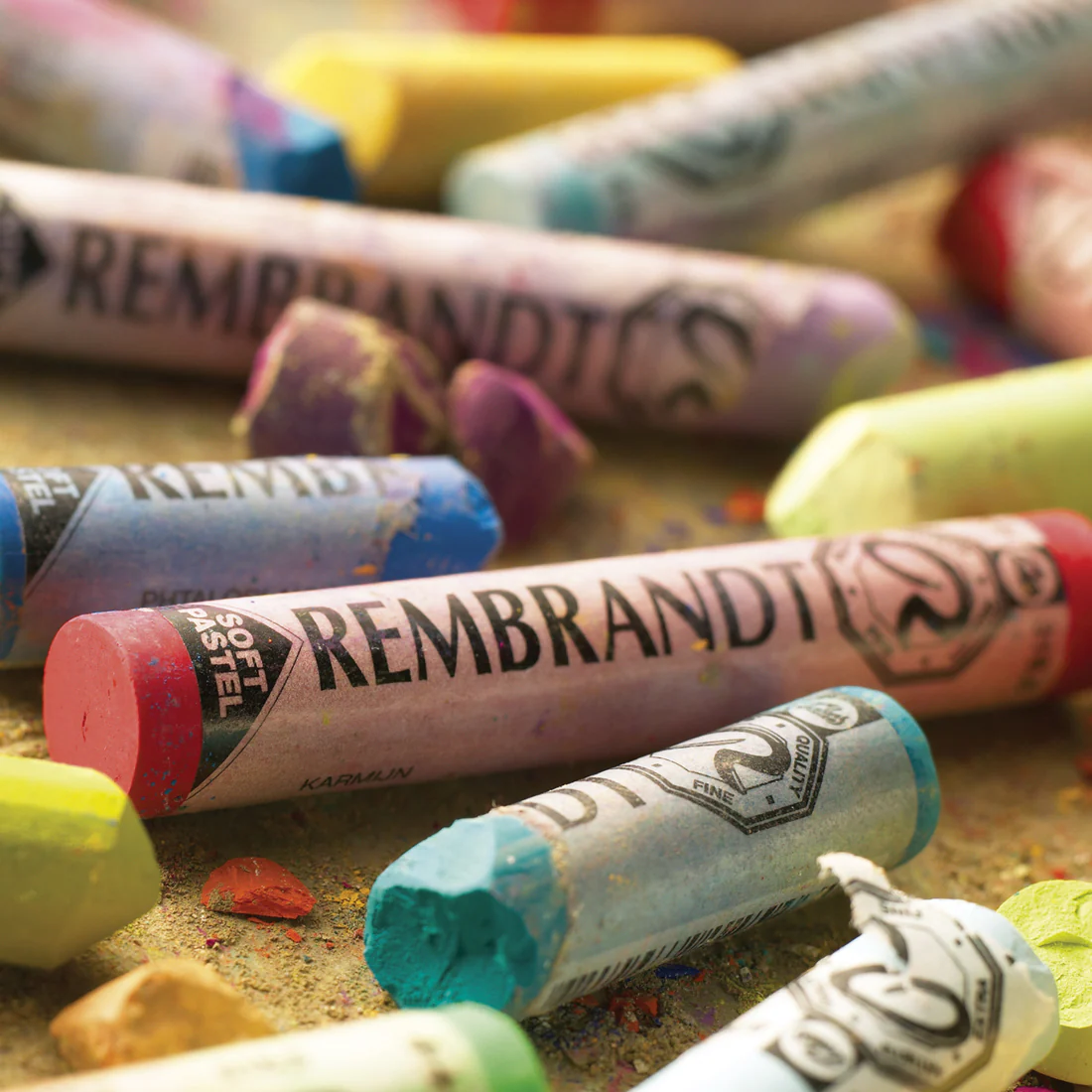 Rembrandt Soft Pastels - Brown or Green
