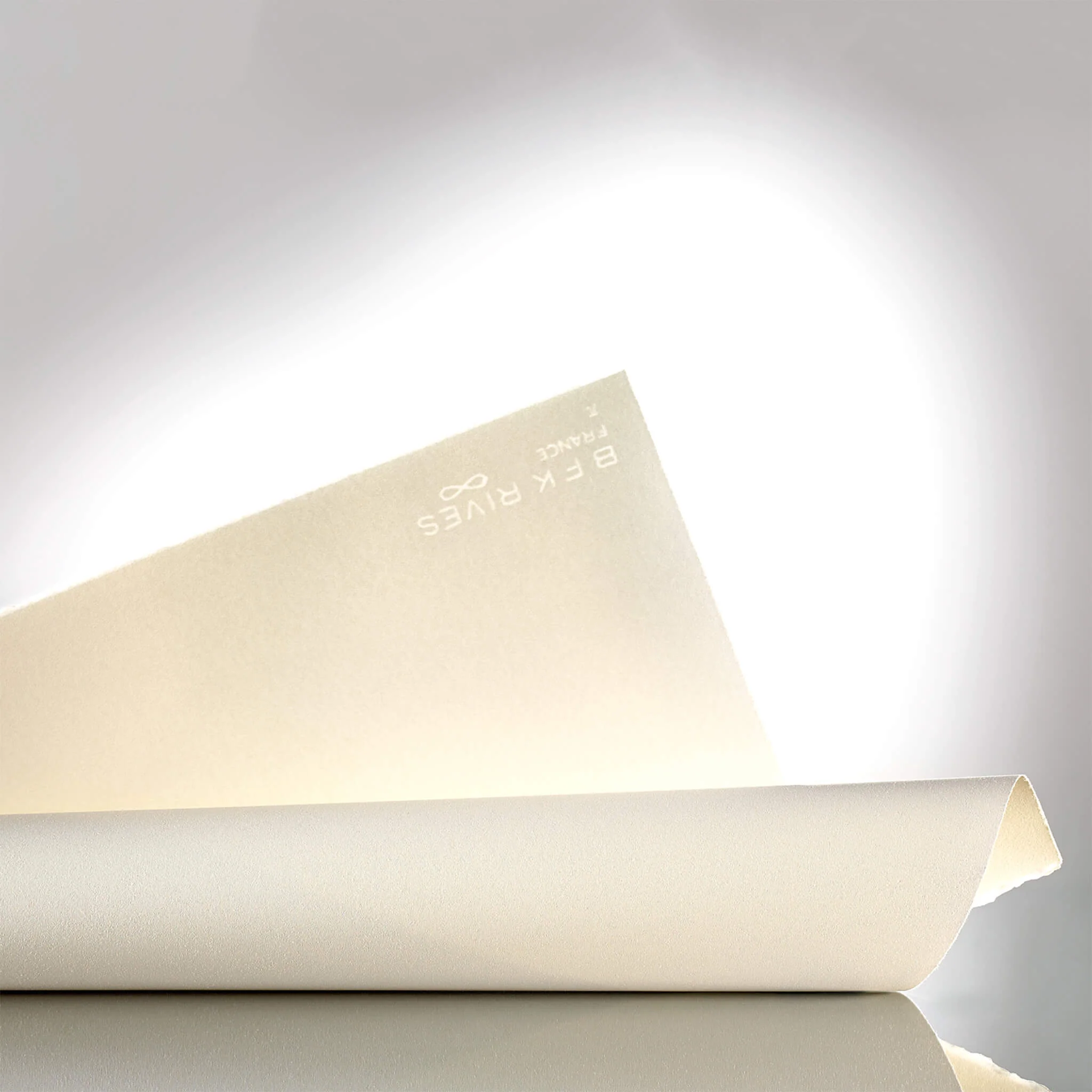 ARCHES Rives BFK Printmaking Paper - 180gsm White 19" x 25" - Image 2