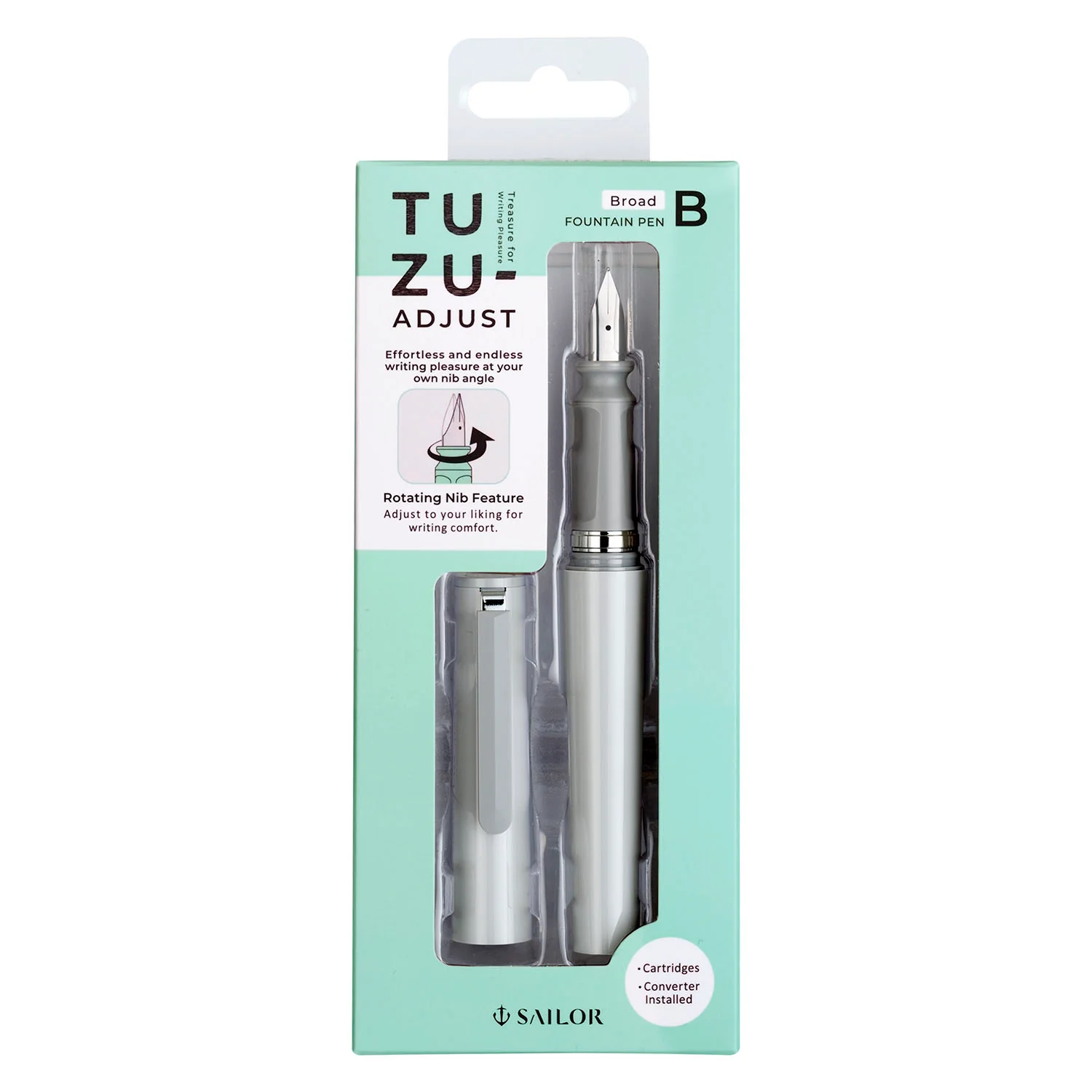 Sailor TUZU ADJUST Fountain Pen - Broad - Image 3