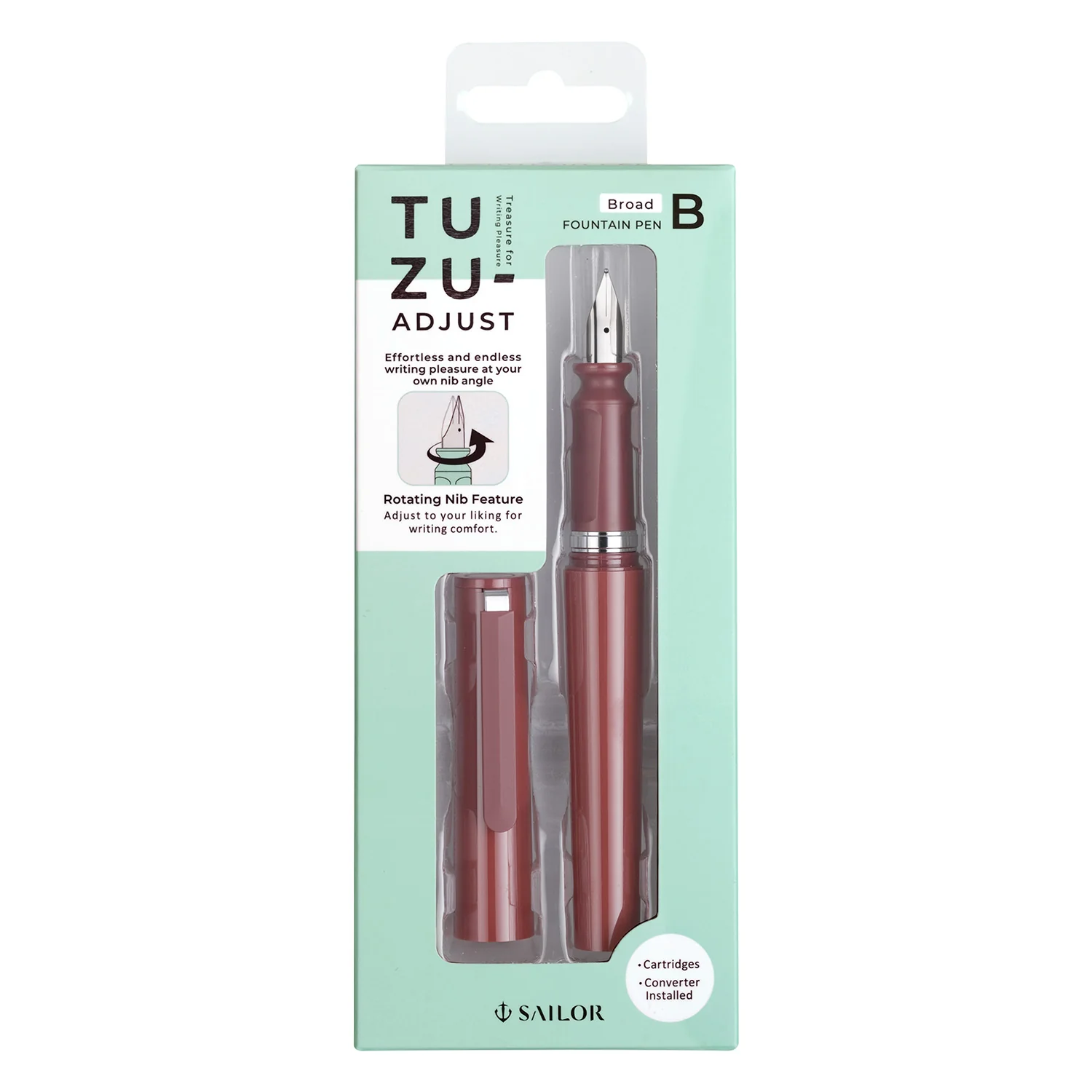 Sailor TUZU ADJUST Fountain Pen - Broad - Image 4