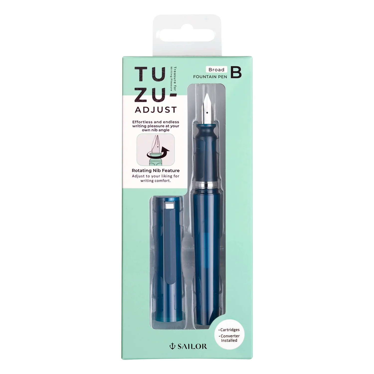 Sailor TUZU ADJUST Fountain Pen - Broad - Image 5