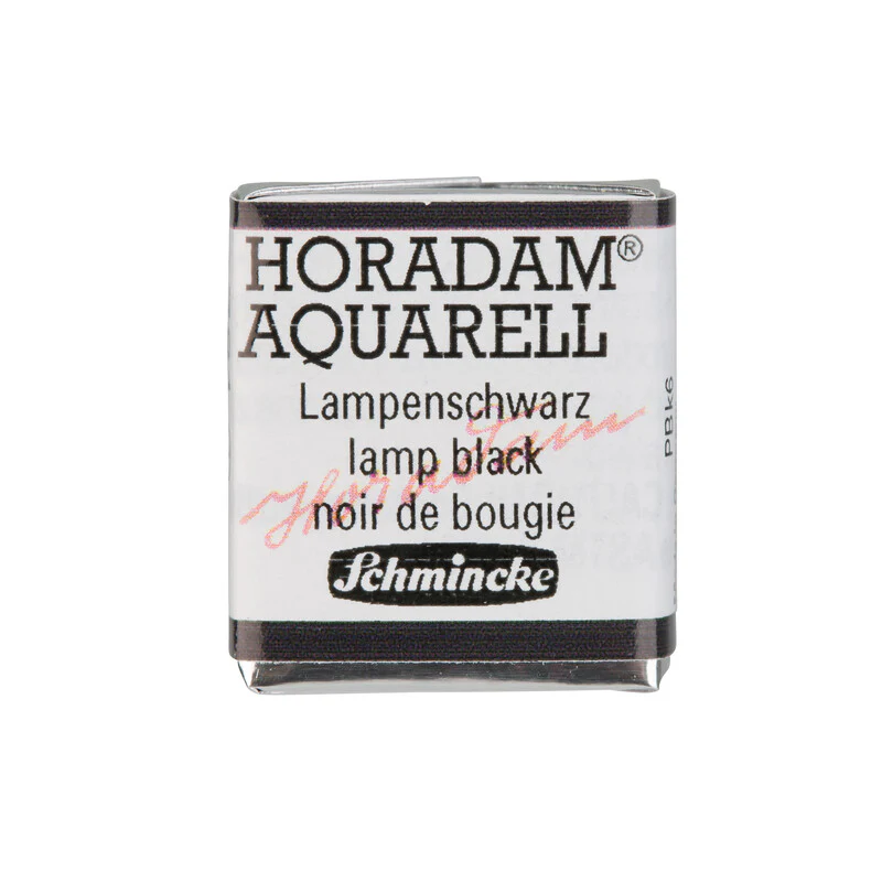 Schmincke HORADAM AQUARELL Watercolour Half Pan - Blacks - Image 2