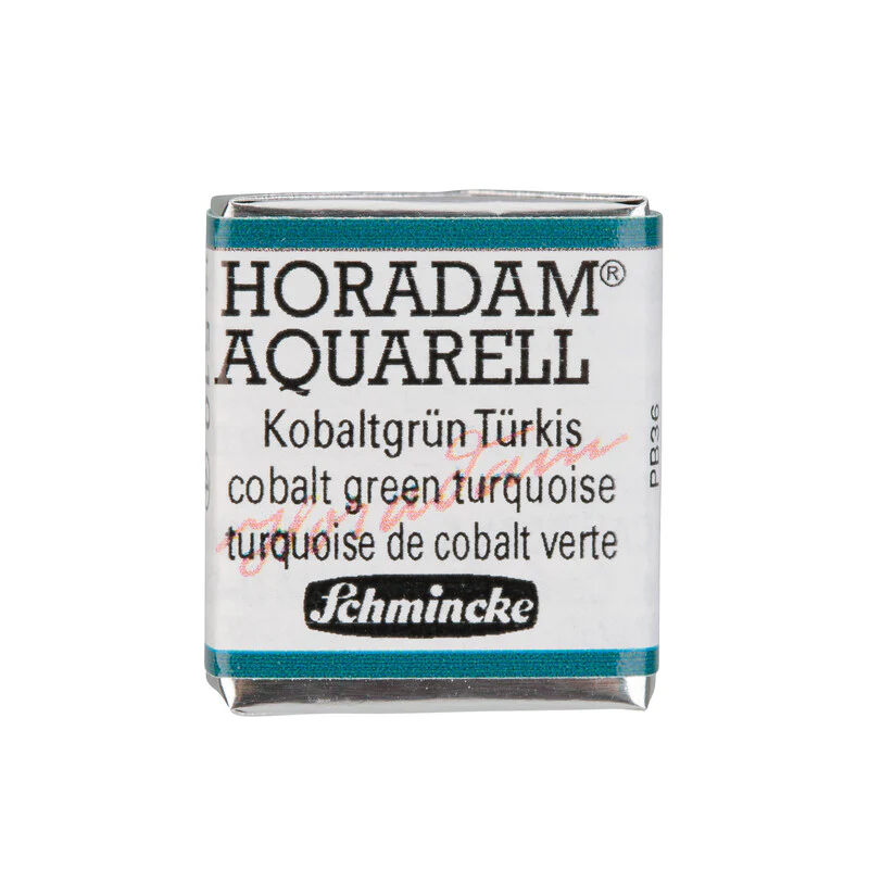 Schmincke HORADAM AQUARELL Watercolour Half Pan - Greens