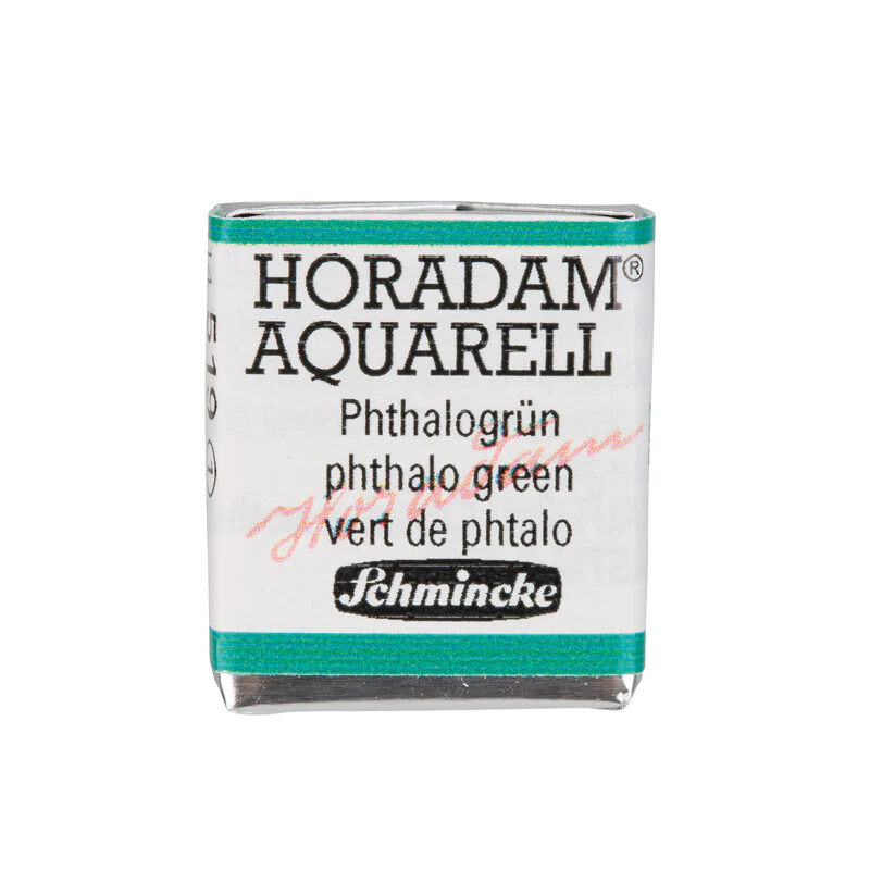 Schmincke HORADAM AQUARELL Watercolour Half Pan - Greens - Image 8