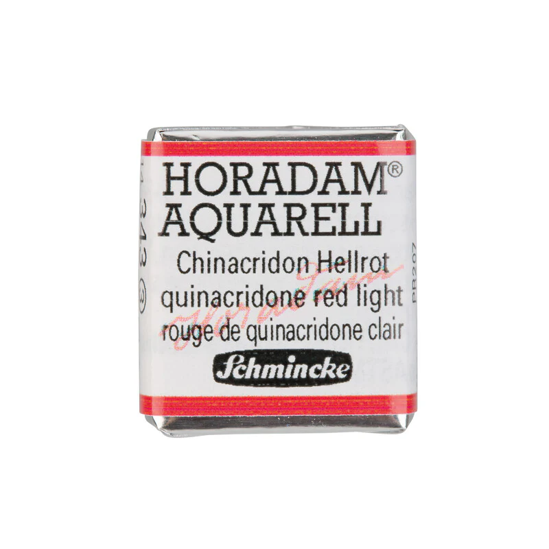 Schmincke HORADAM AQUARELL Watercolour Half Pan - Reds - Image 2
