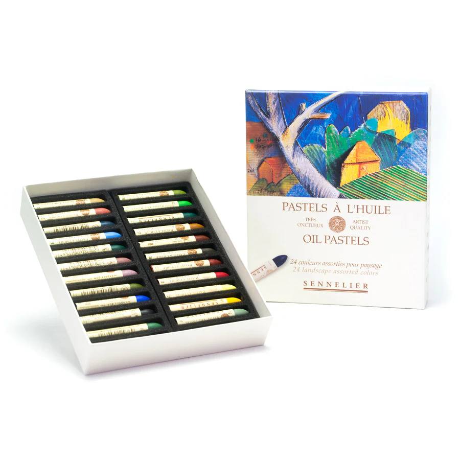 Sennelier Oil Pastel Set - Landscape Set of 24