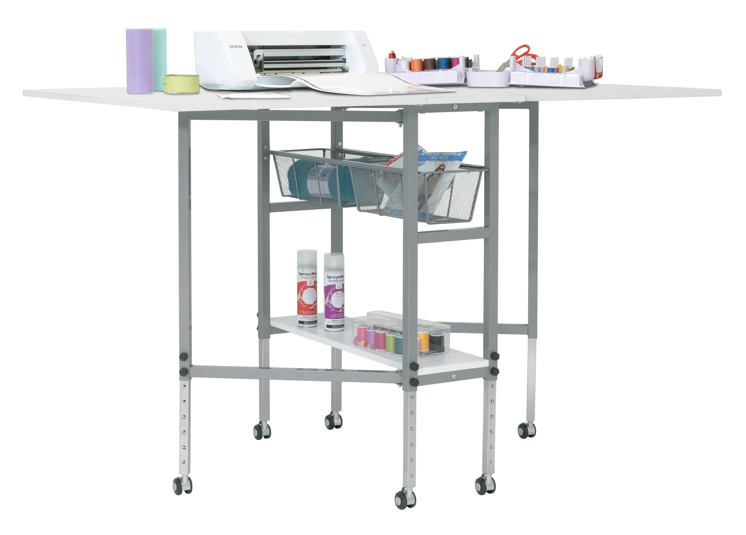 Sew Ready Hobby and Craft Table w/ Drawers - Image 6