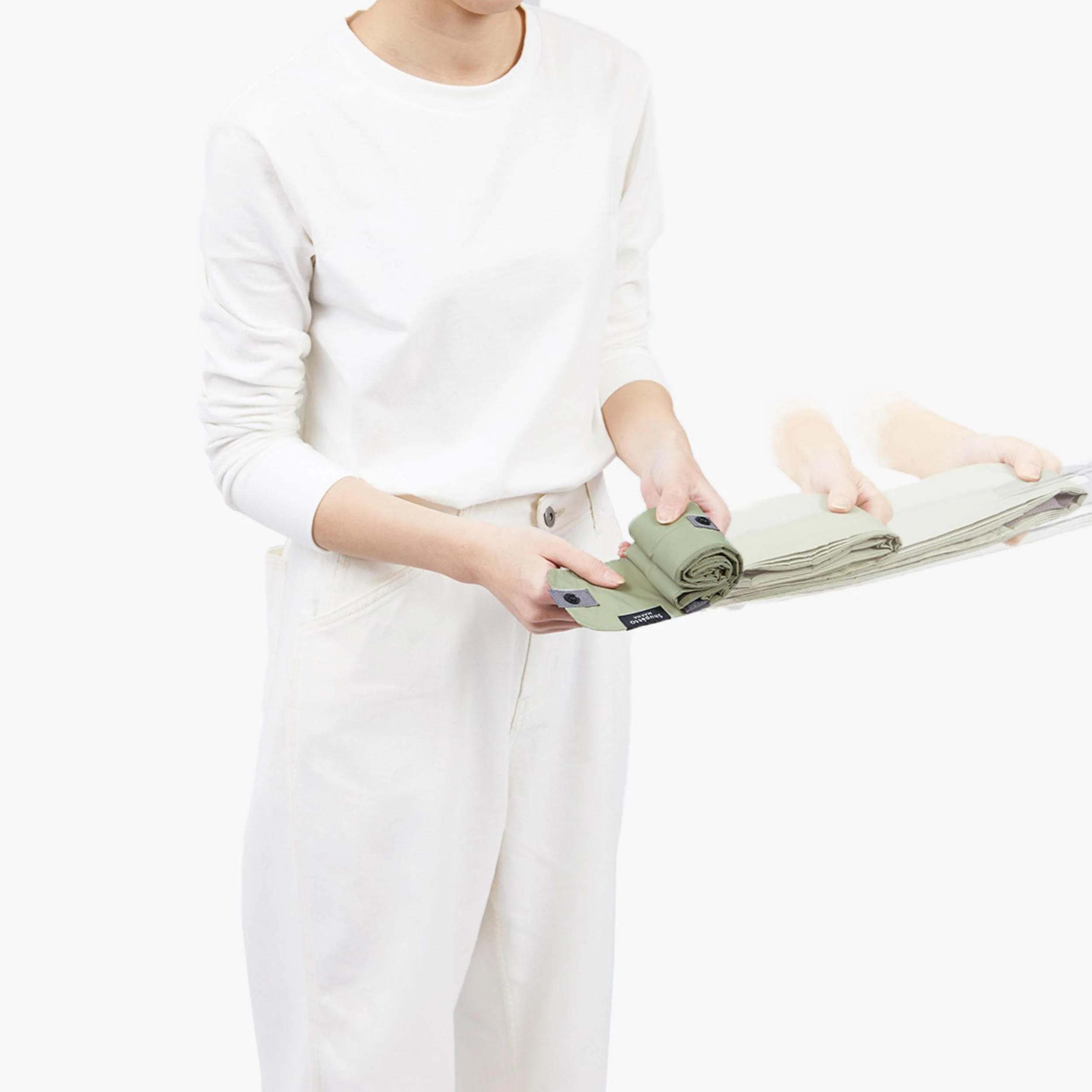 Shupatto Compact Medium - Mori (Sage Green) - Image 5