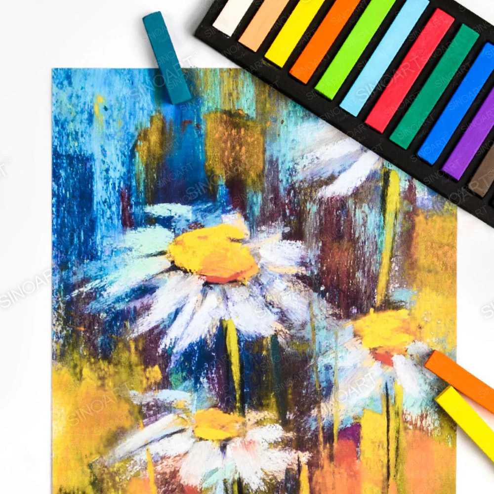 Sinoart Soft Pastel Set of 12 Assorted Colours - While Qty's last - Image 4