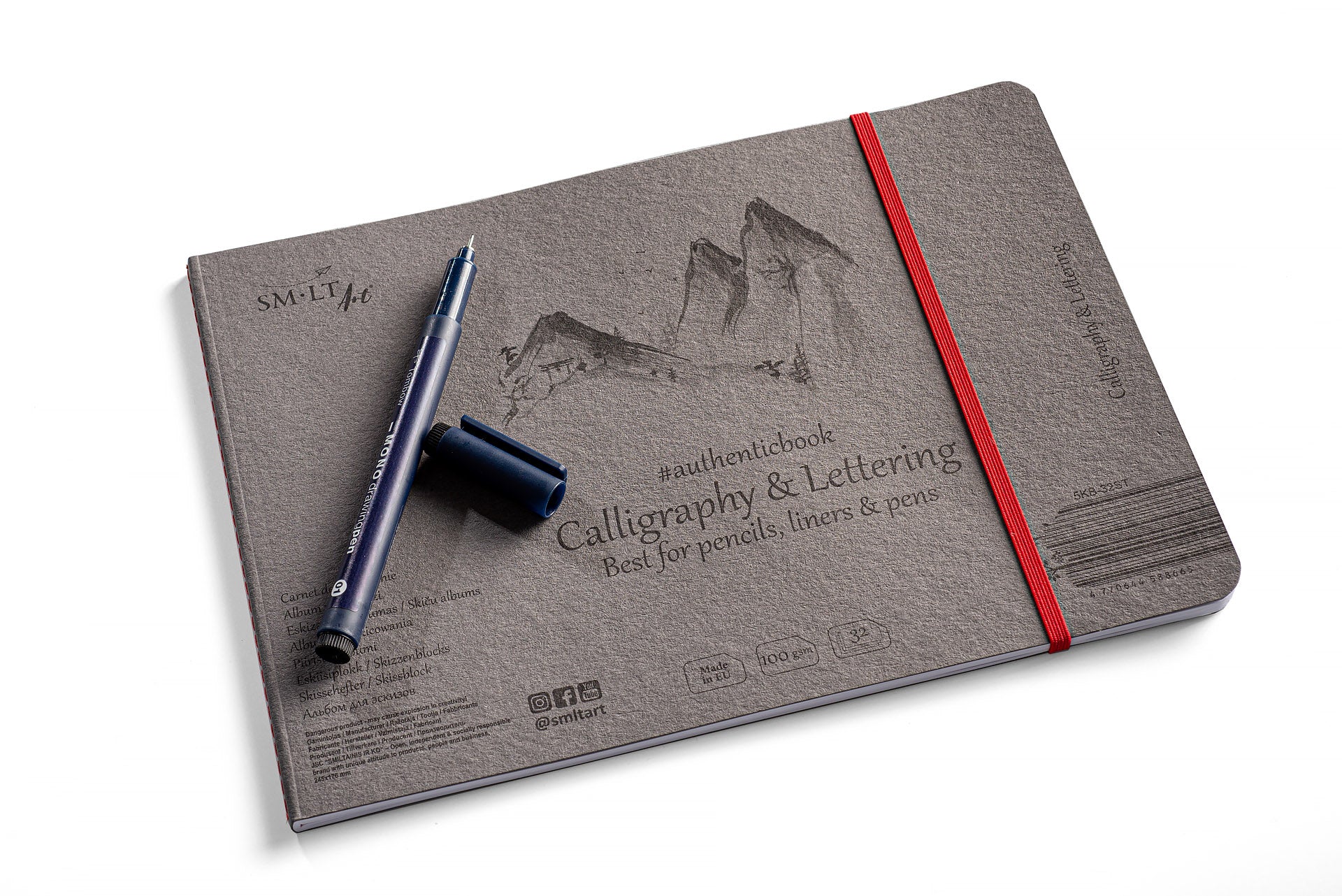 SM•LT #authenticbook Calligraphy & Lettering Album – 9" x 7" - Image 2