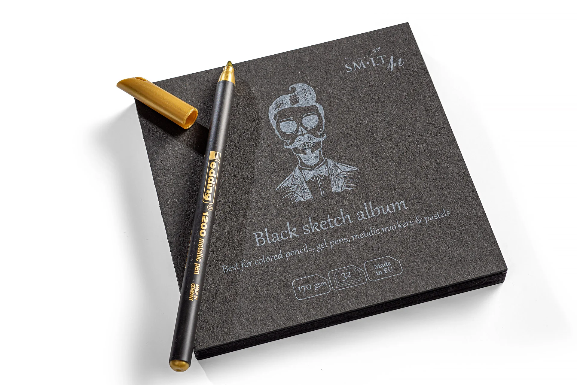 SM•LT Layflat Black Sketch Album – 5.5" x 5.5" - Image 4