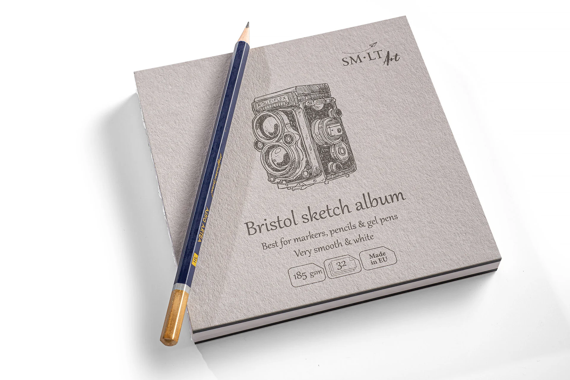 SM•LT Layflat Bristol Sketch Album – 5.5" x 5.5" - Image 2