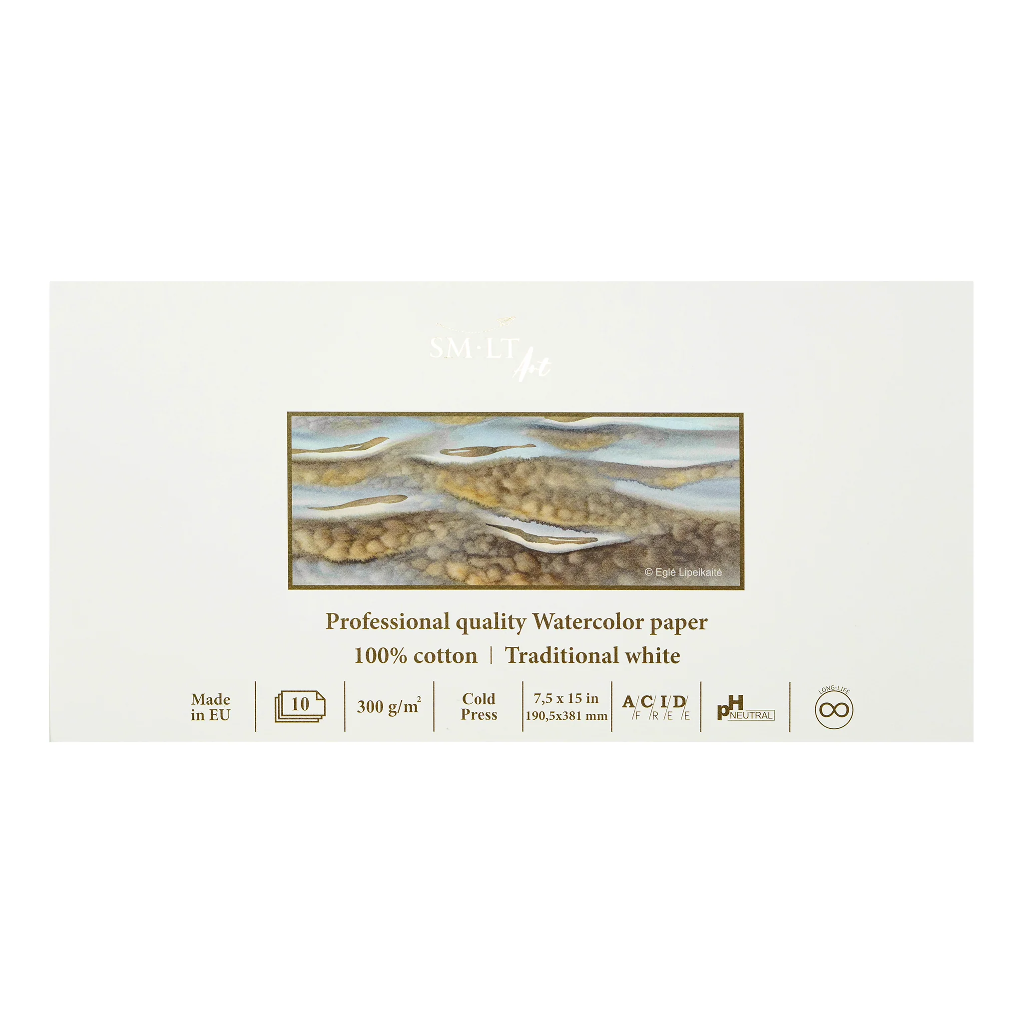SM•LT Professional Watercolour Glued Pads – 300gsm - Image 2