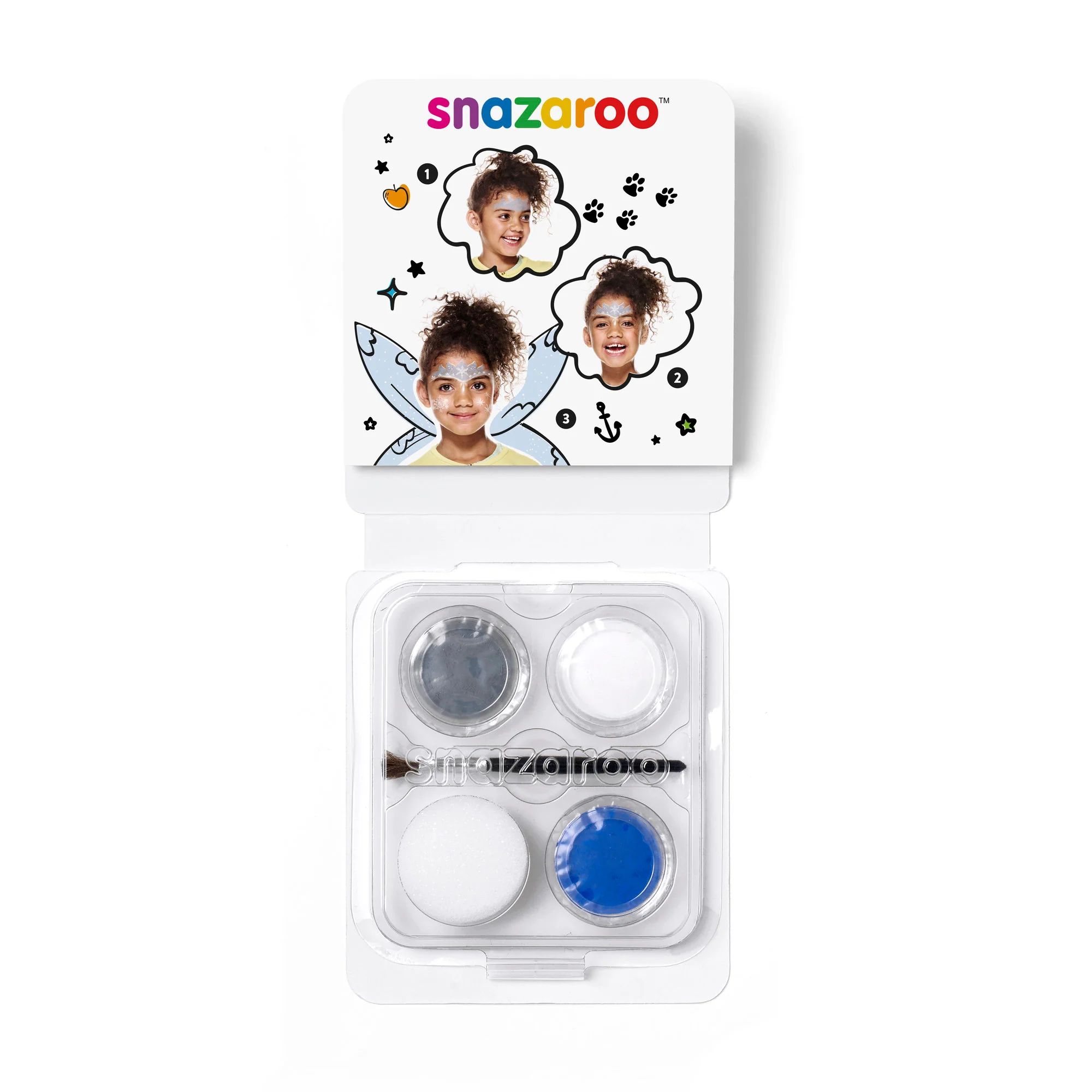 Snazaroo Mini Face Paint Set of 3 - Ice Fairy - Clearance