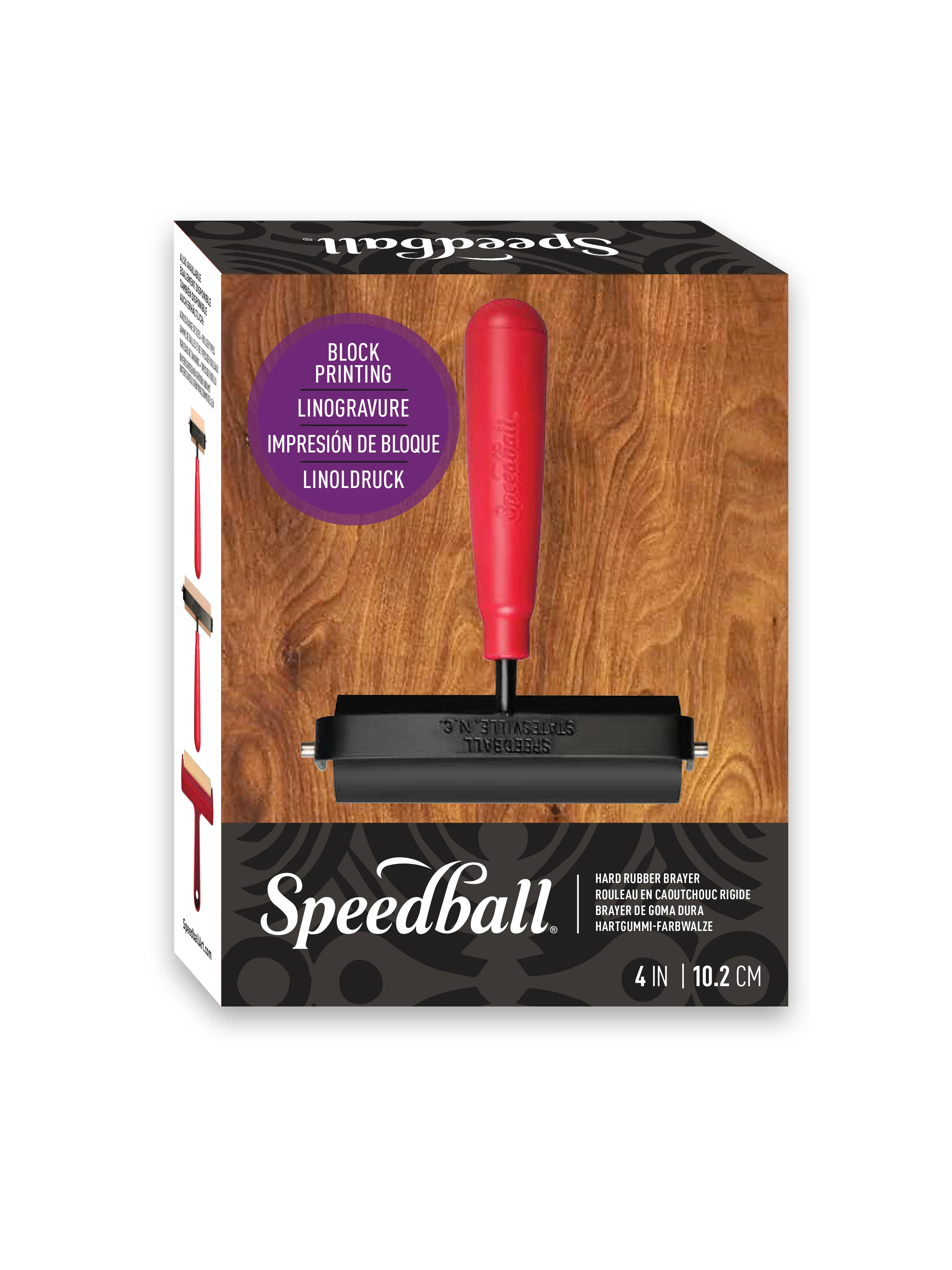 Speedball Deluxe Brayer Hard Rubber - 4" - Image 4