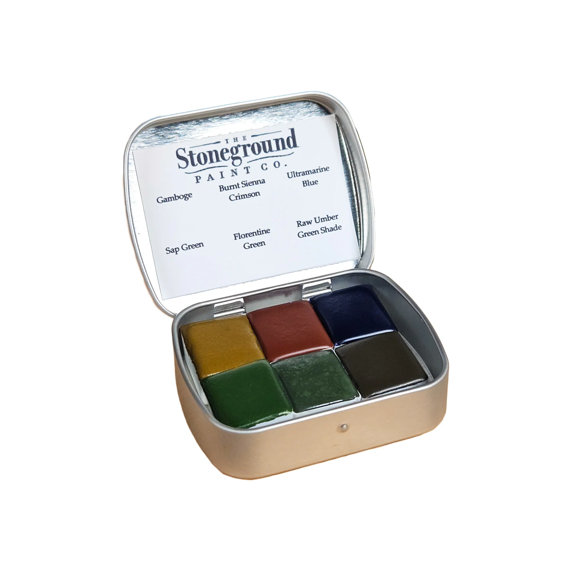Stoneground Watercolour Half Pan Set of 6 - Rocky Mountain Palette - Image 2