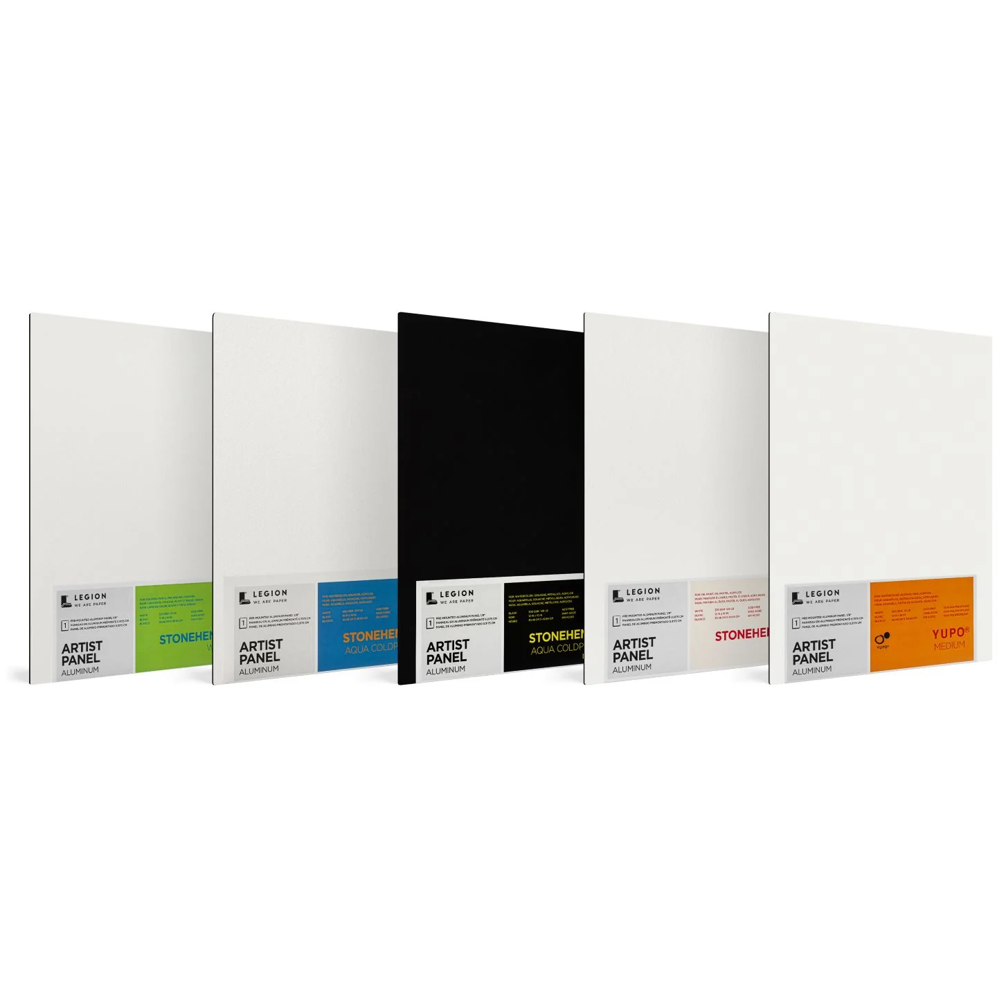 Stonehenge Aqua Black Aluminum Artist Panels - Image 7