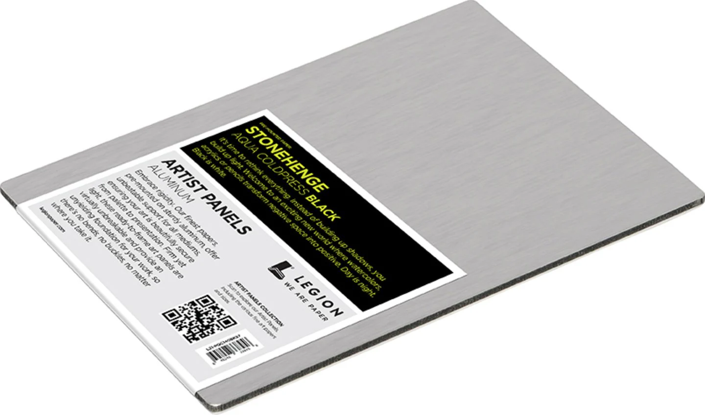 Stonehenge Aqua Black Aluminum Artist Panels 5" x 7" - Image 3