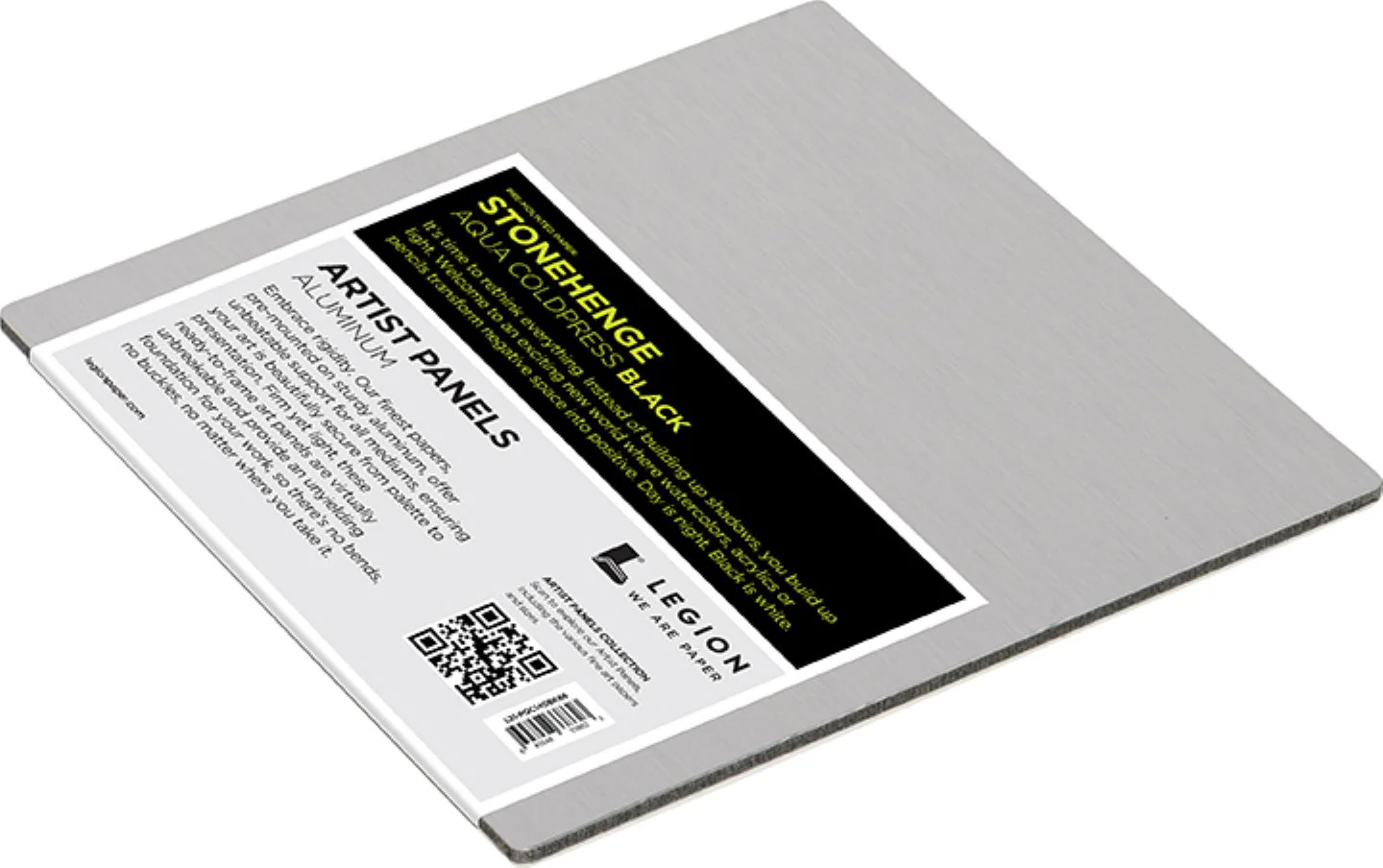 Stonehenge Aqua Black Aluminum Artist Panels 6" x 6" - Image 3