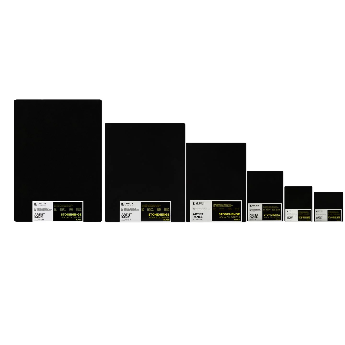 Stonehenge Aqua Black Aluminum Artist Panels 6" x 6" - Image 4