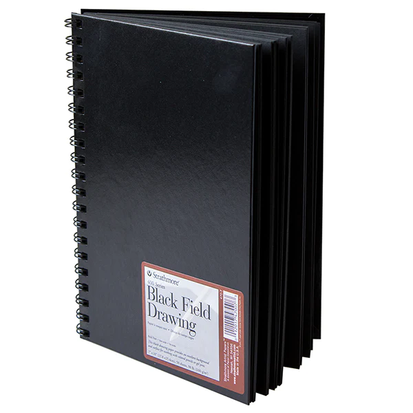 Strathmore 400 Series Black Field Sketchbook - 7" x 10" - Clearance