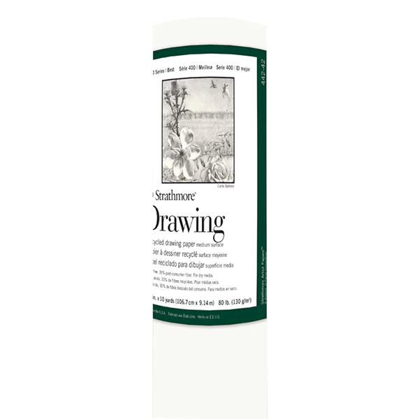 Strathmore 400 Series Recycled Drawing 130gsm Roll 42" x 10yd