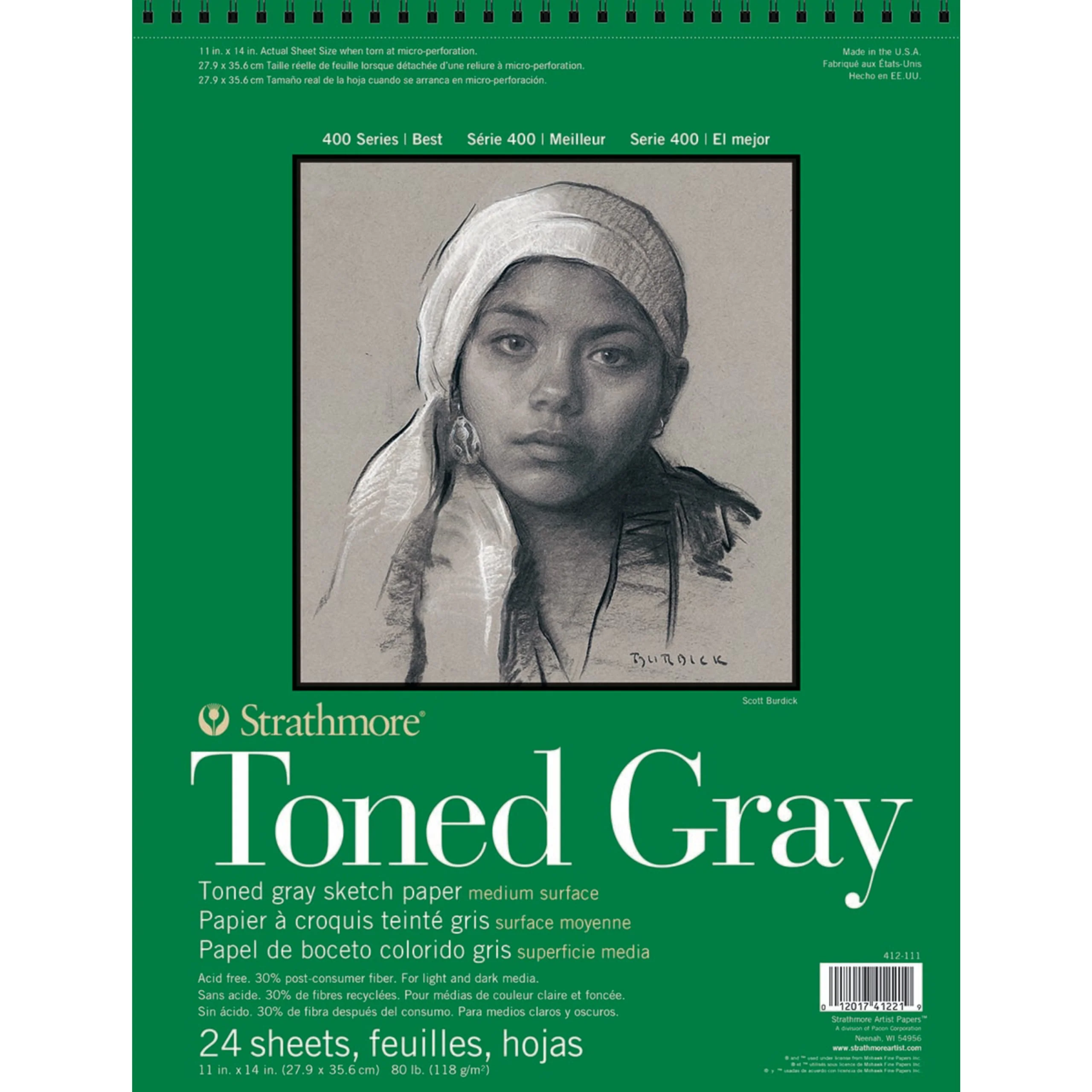 Strathmore 400 Series Sketchbooks - Toned Gray - Image 3