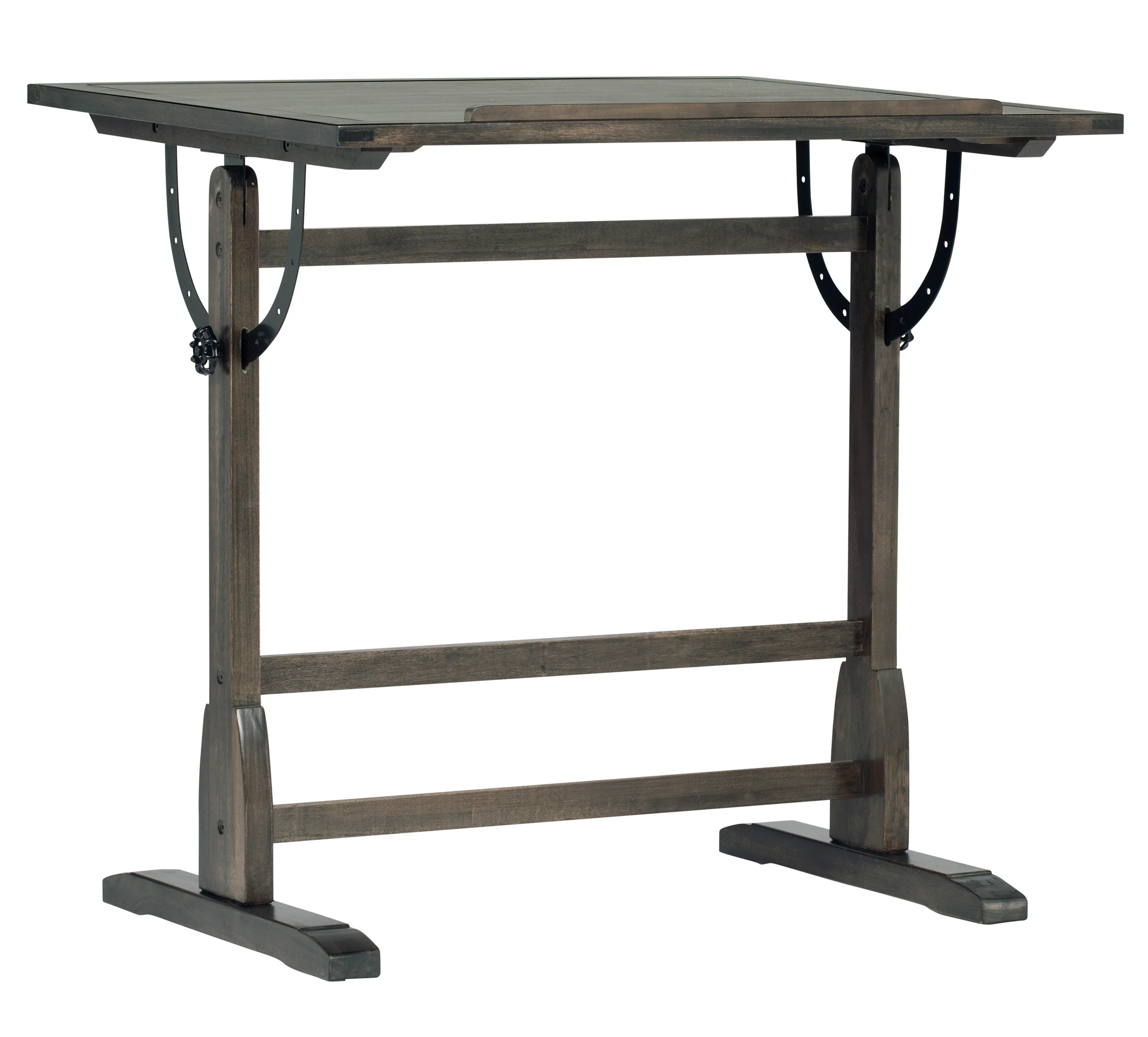 Studio Designs Vintage Wood Drafting Table - Distressed Black 36" x 24" - Image 14