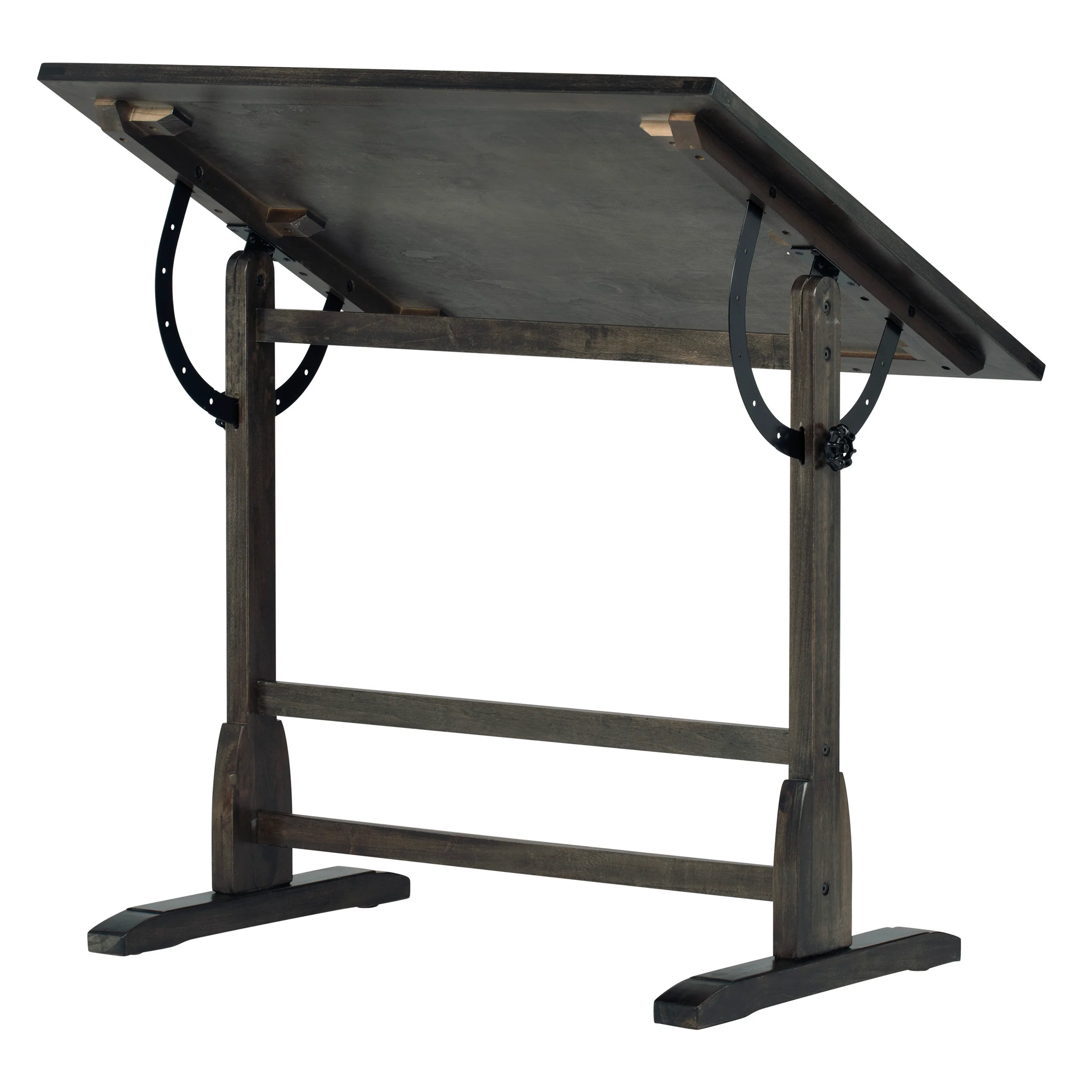 Studio Designs Vintage Wood Drafting Table - Distressed Black 36" x 24" - Image 3
