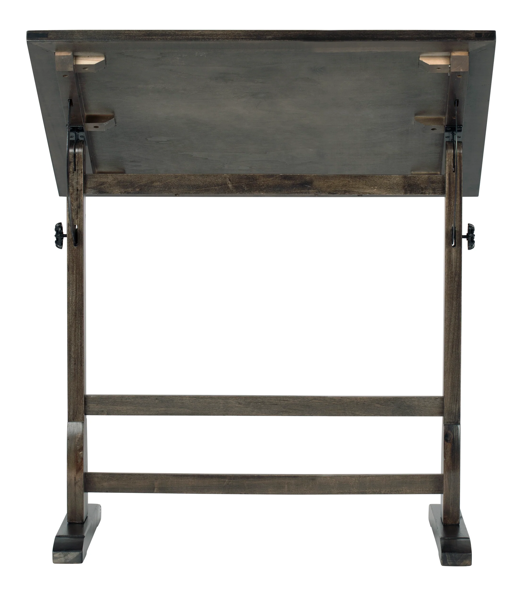 Studio Designs Vintage Wood Drafting Table - Distressed Black 36" x 24" - Image 8