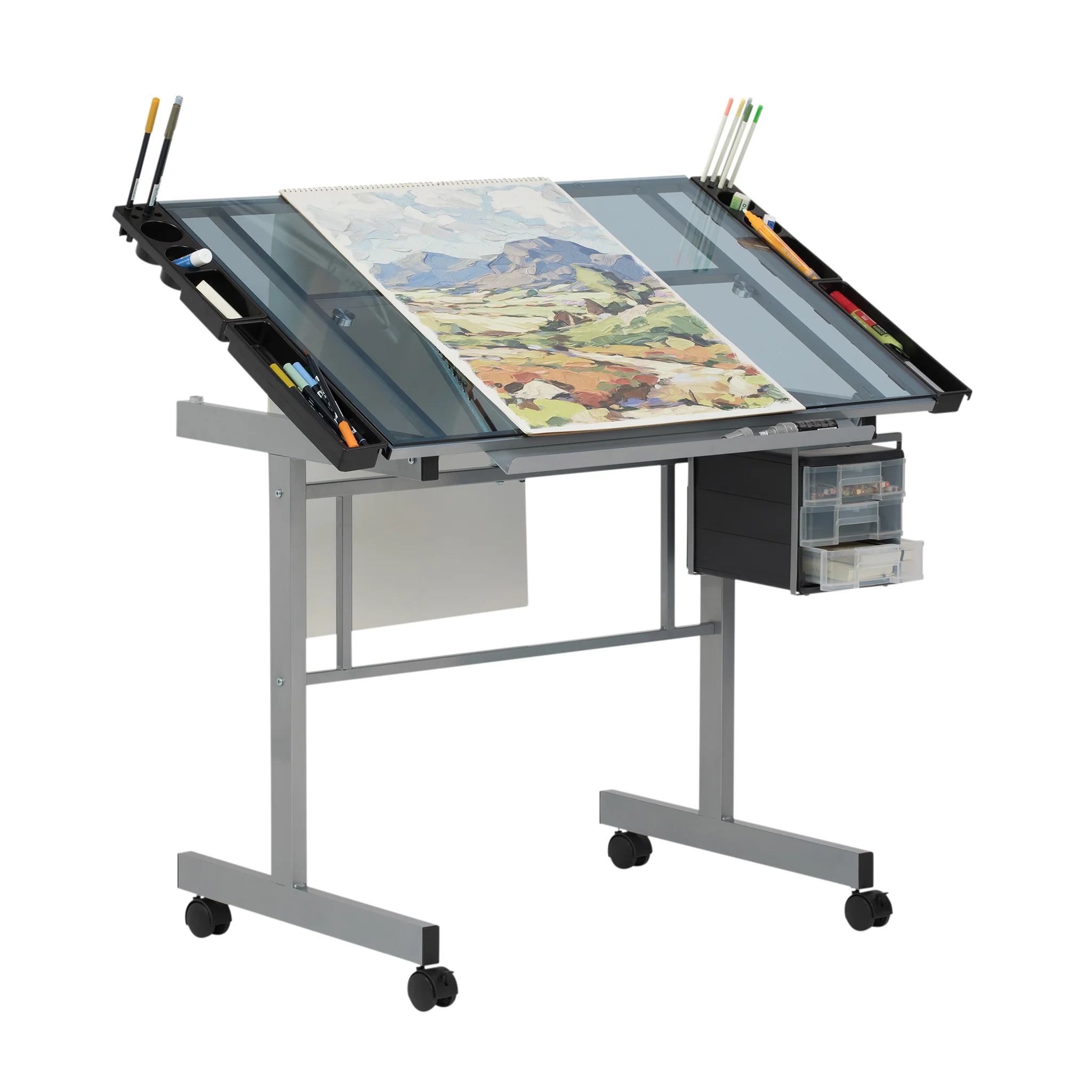 Studio Designs Vision Craft Station with Supply Storage (Special Order) - Image 3