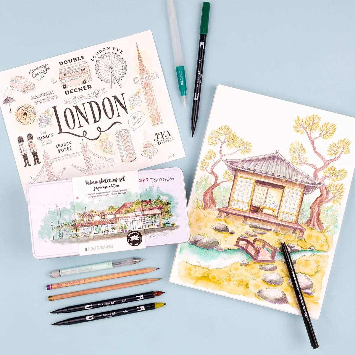 Tombow Urban Sketching Japanese Edition Set of 8 - Image 6
