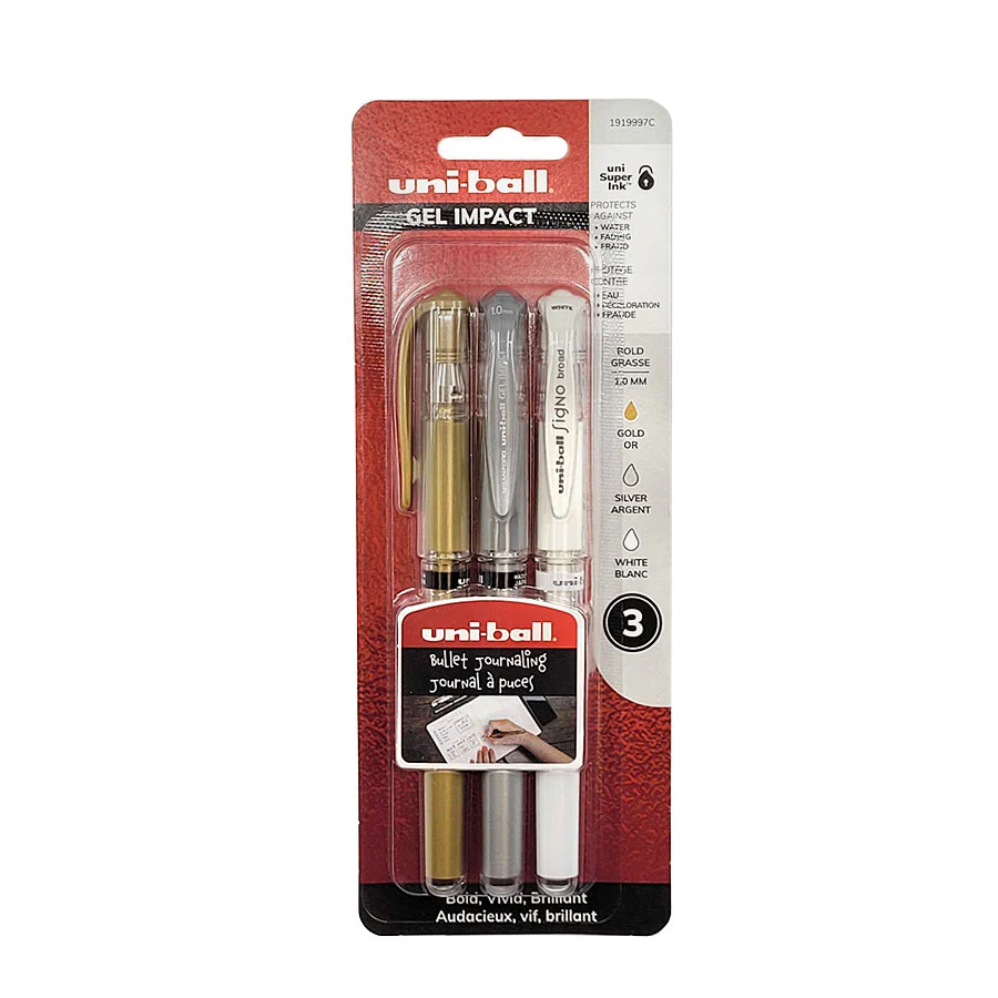 Uni-ball Gel Impact - Pack of 3