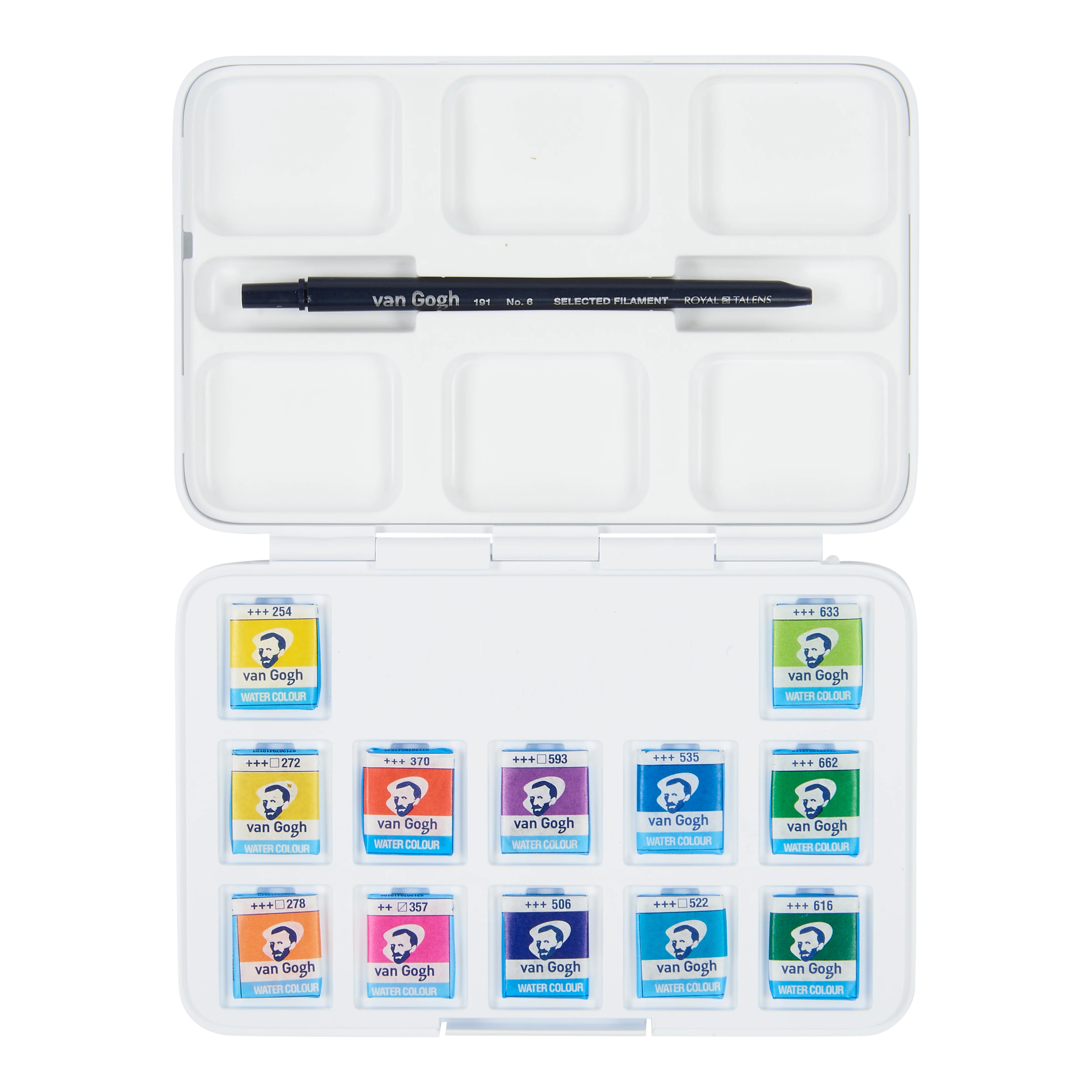 van Gogh Water Colour Pocket Box Vibrant Colours Set of 12 - Image 2