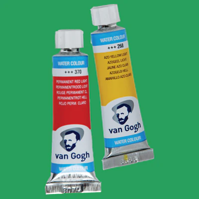 Van Gogh Watercolor Paint - Brown or Green - Image 10