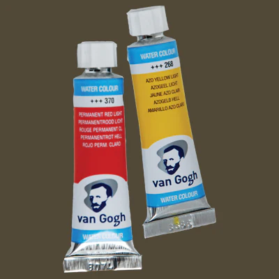 Van Gogh Watercolor Paint - Brown or Green - Image 3